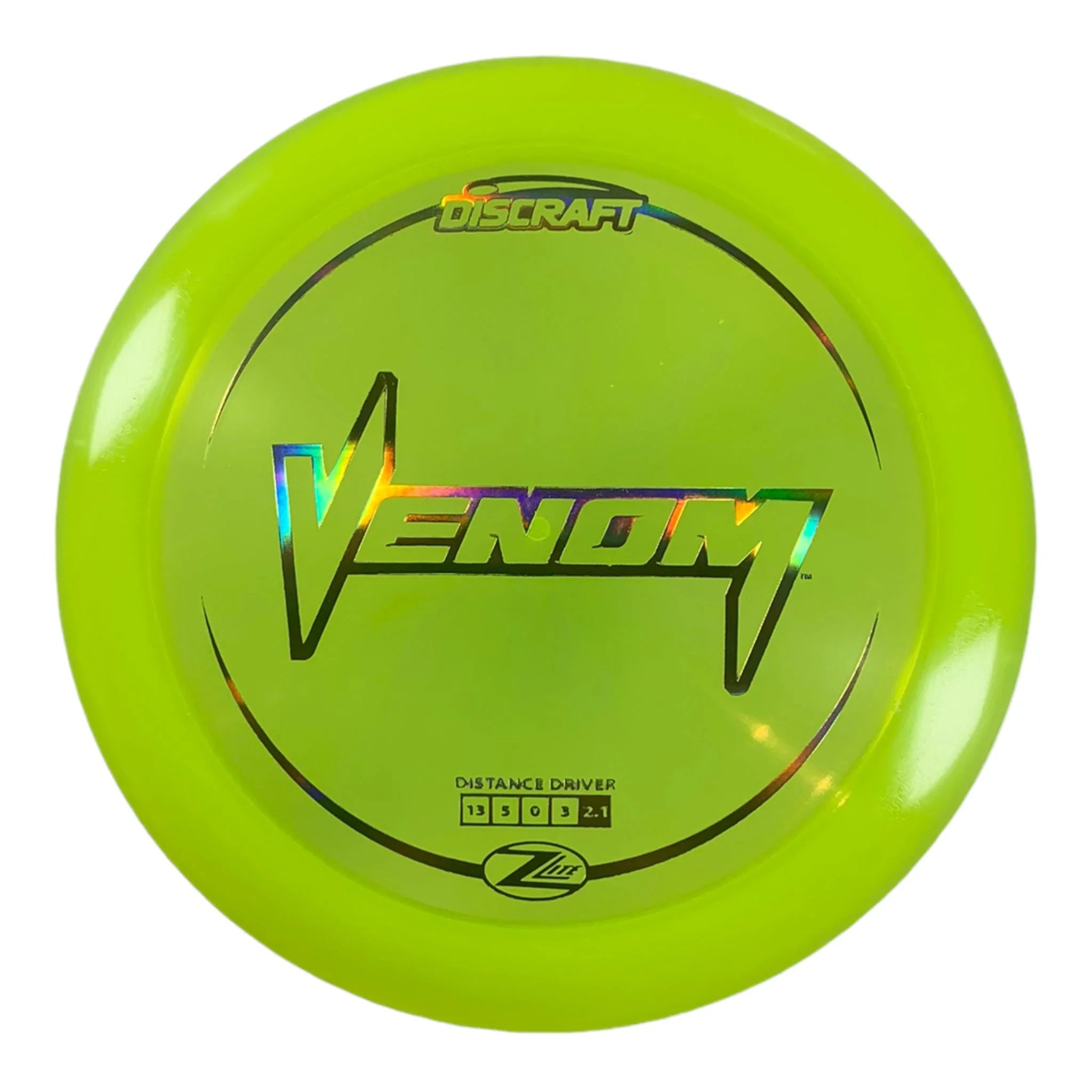 Discraft Venom | Z Lite | Yellow/Gold Holo 159g Disc Golf