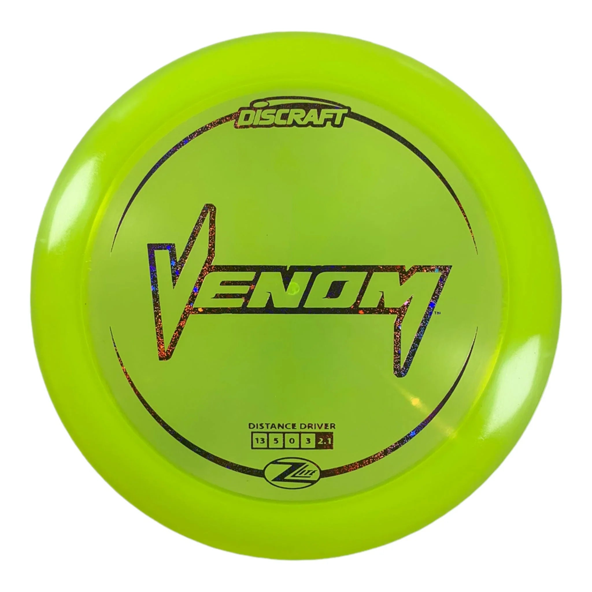 Discraft Venom | Z Lite | Yellow/Purple 158 - 159g Disc Golf