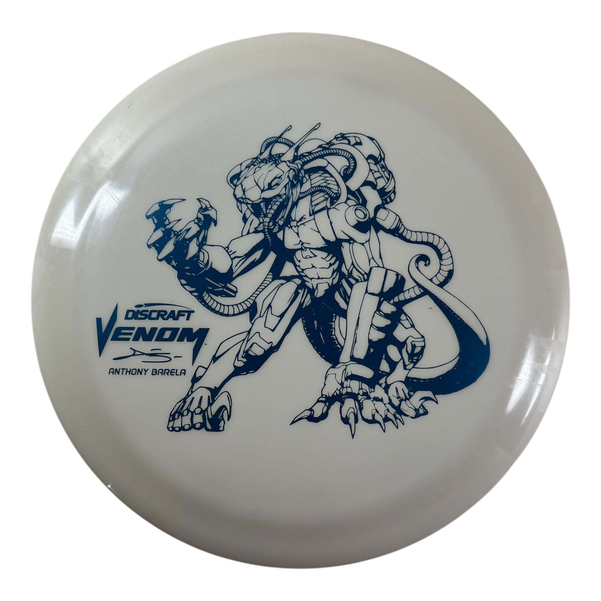 Discraft Venom - Used Excellent | ESP Glo | White/Blue 173g (Anthony Barela) Disc Golf