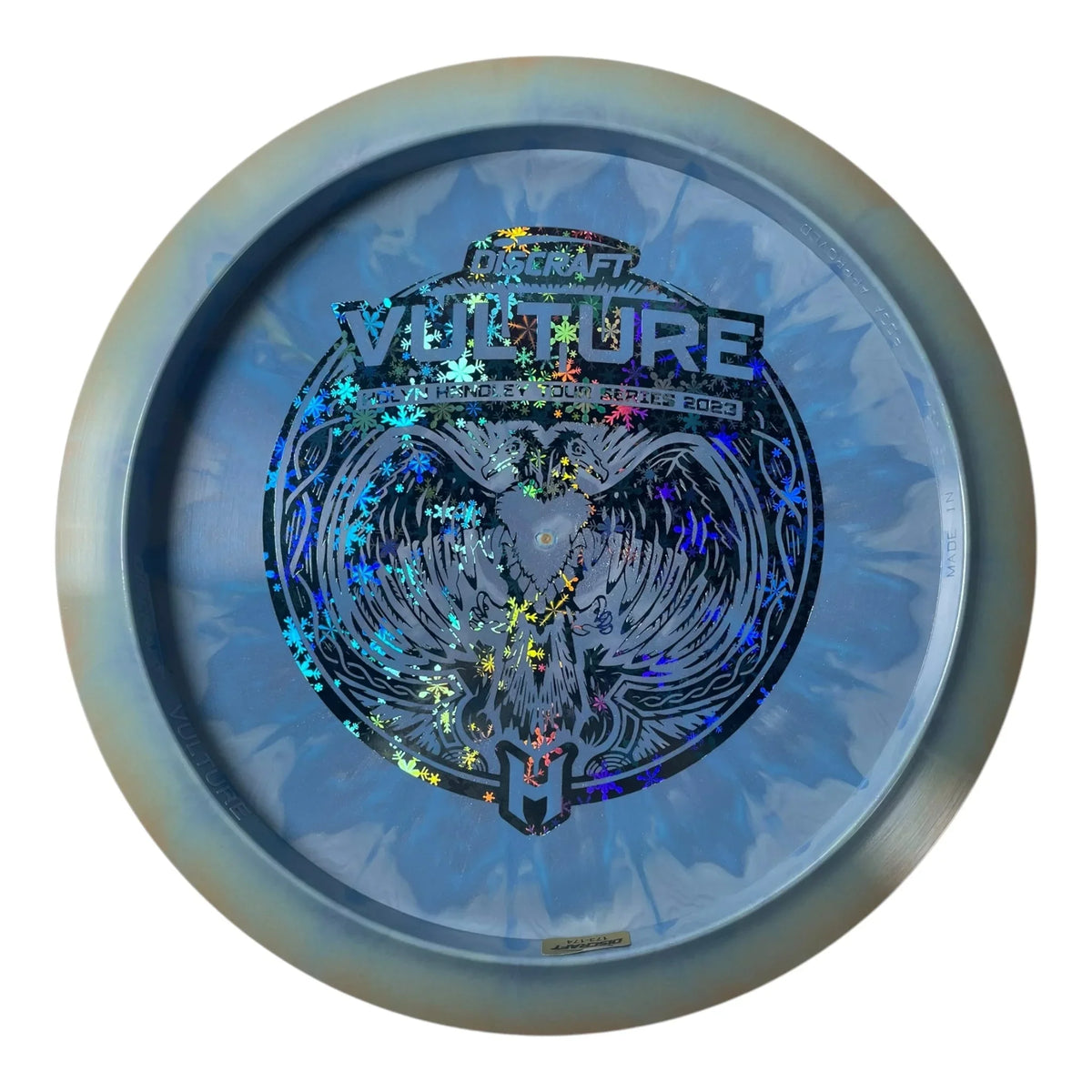 Discraft Vulture | ESP | Blue/Snowflake 175g (Holyn Handley) Disc Golf