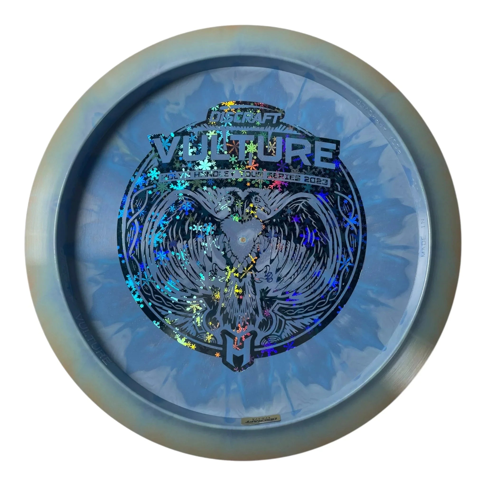 Discraft Vulture | ESP | Blue/Snowflake 175g (Holyn Handley) Disc Golf