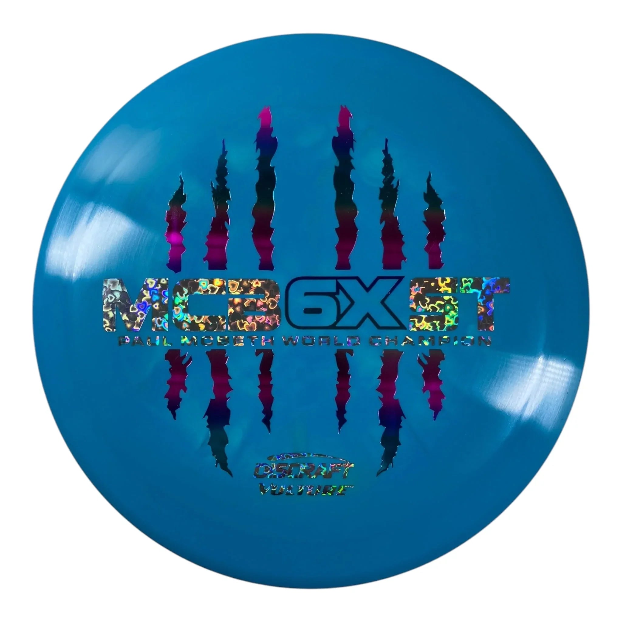 Discraft Vulture | ESP | Blue/Sunset/Hearts 170g (Paul McBeth 6X) Disc Golf