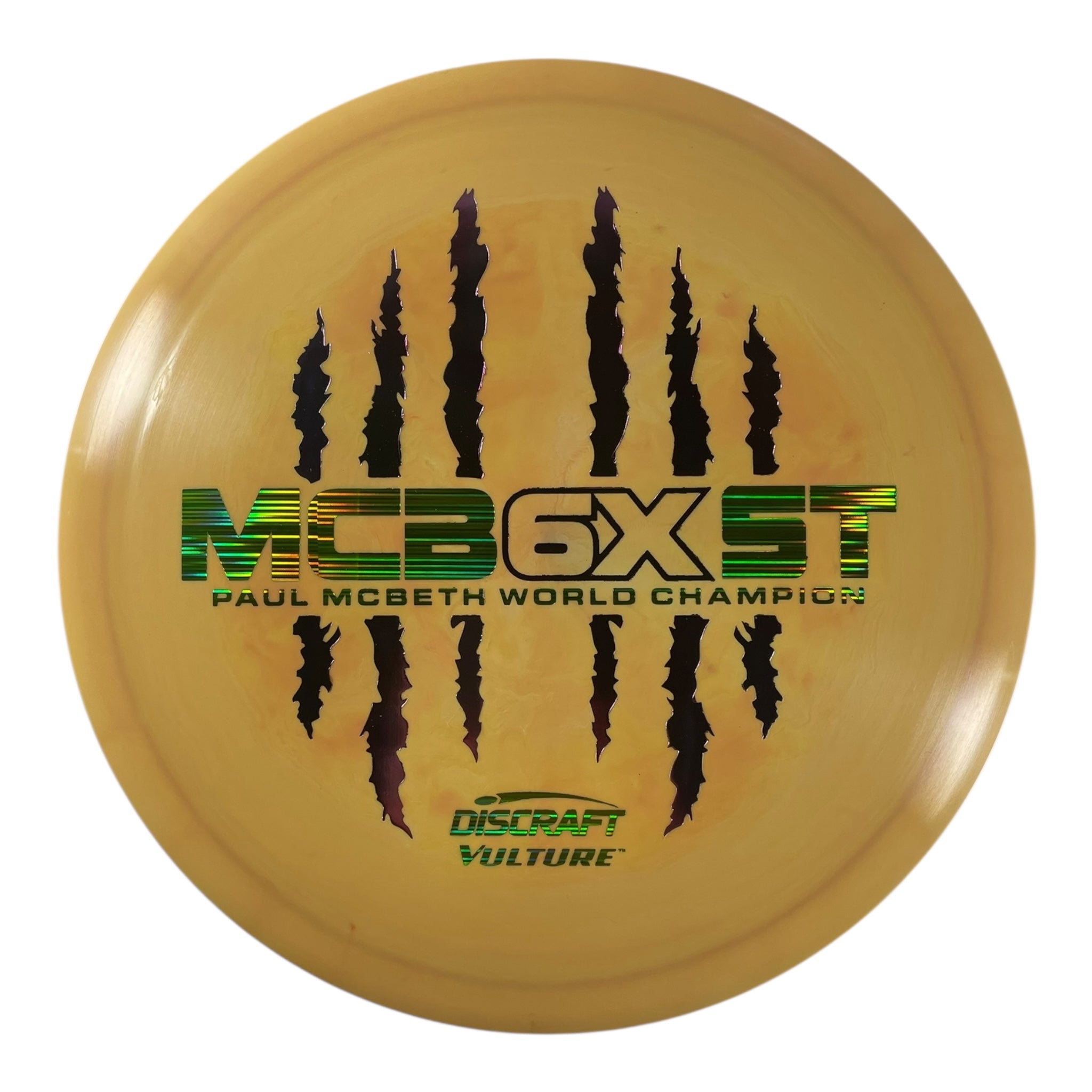 Discraft Vulture | ESP | Yellow/Pink 176g (Paul McBeth 6x Claw) Disc Golf