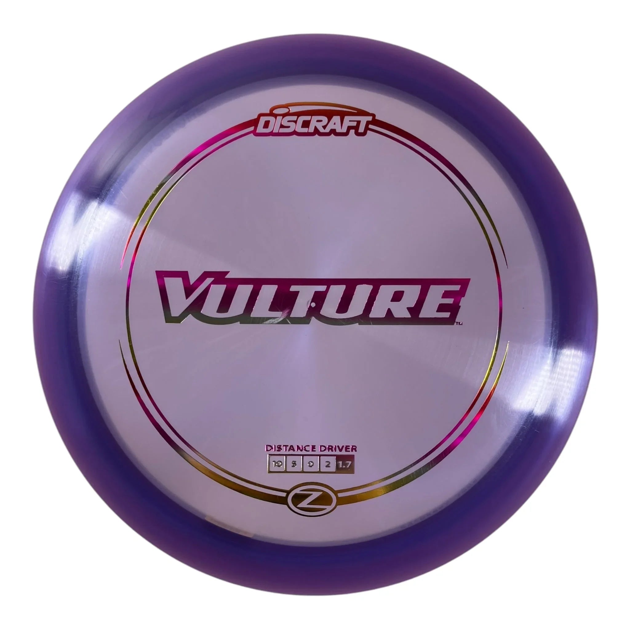 Discraft Vulture | Z Line | Purple/Sunset 175g Disc Golf