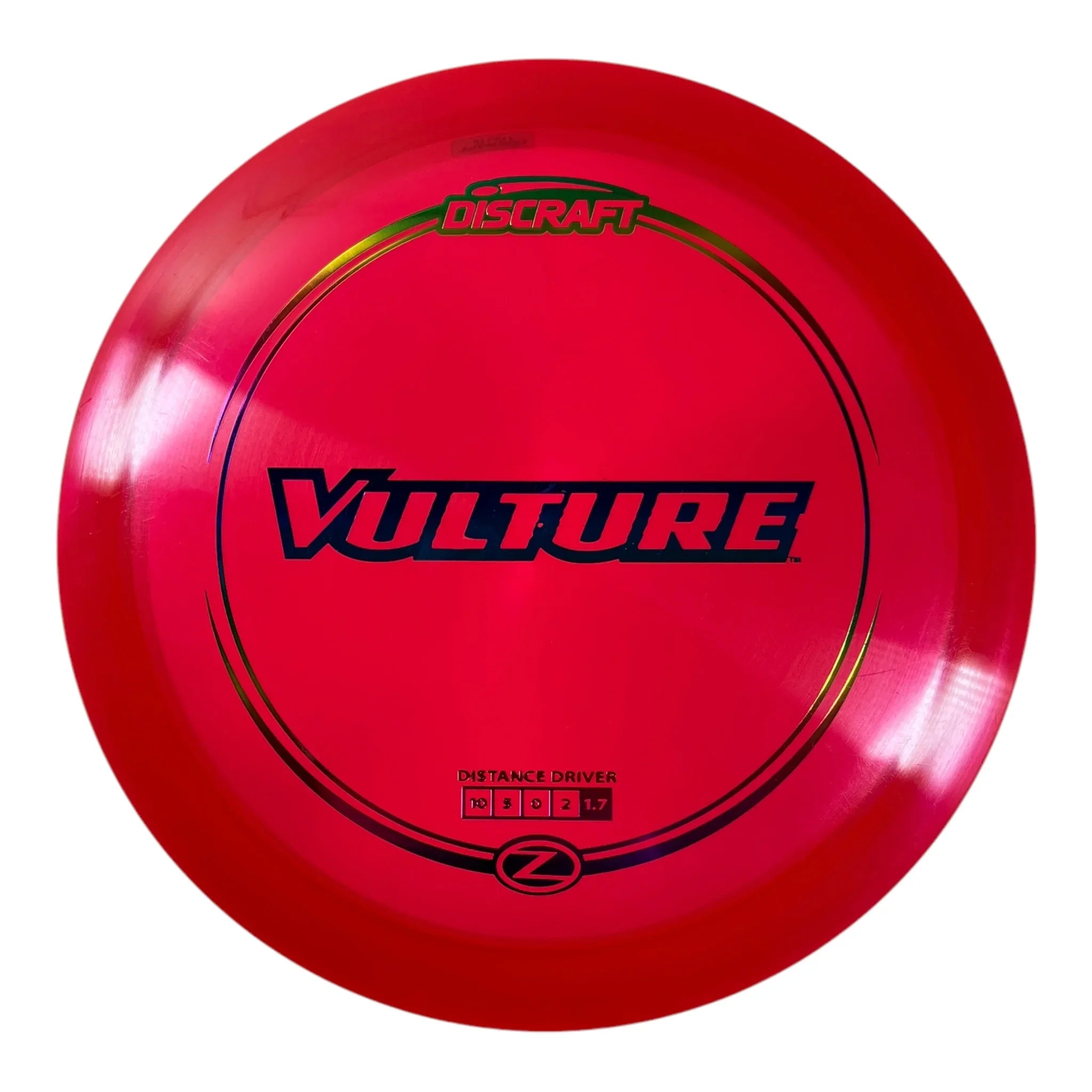 Discraft Vulture | Z Line | Red/Rainbow 175g Disc Golf