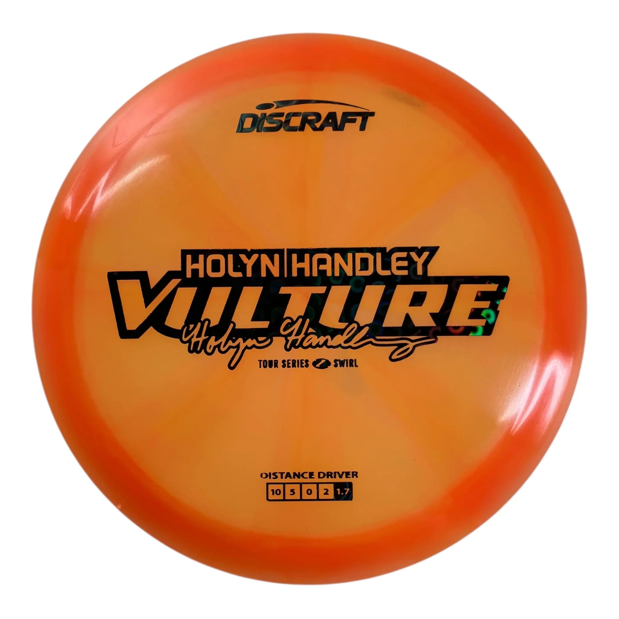 Discraft Vulture | Z Swirl | Orange/Black Holo 174g (Holyn Handley 2025 Tour Series) Disc Golf