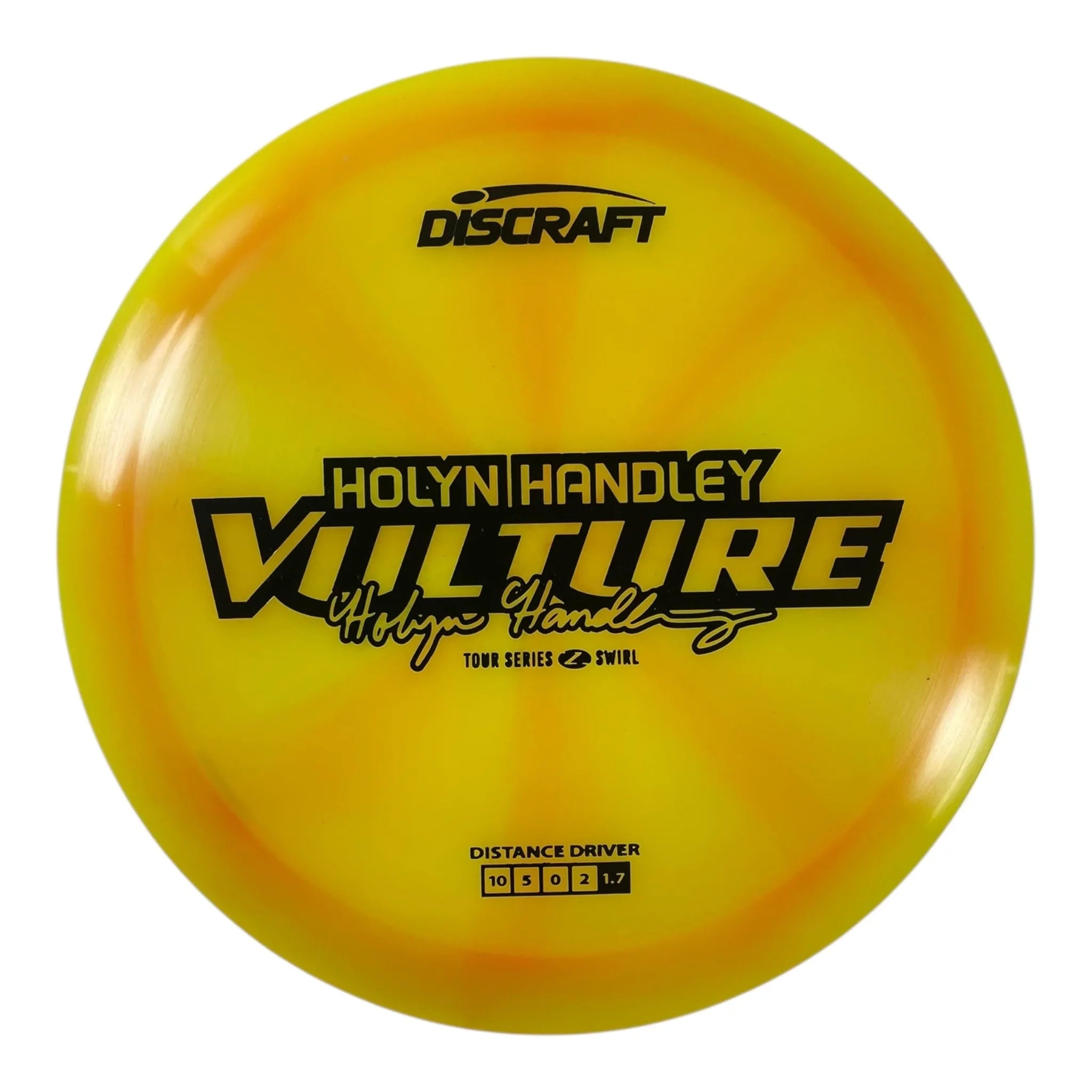 Discraft Vulture | Z Swirl | Yellow/Black 176g (Holyn Handley 2025 Tour Series) Disc Golf