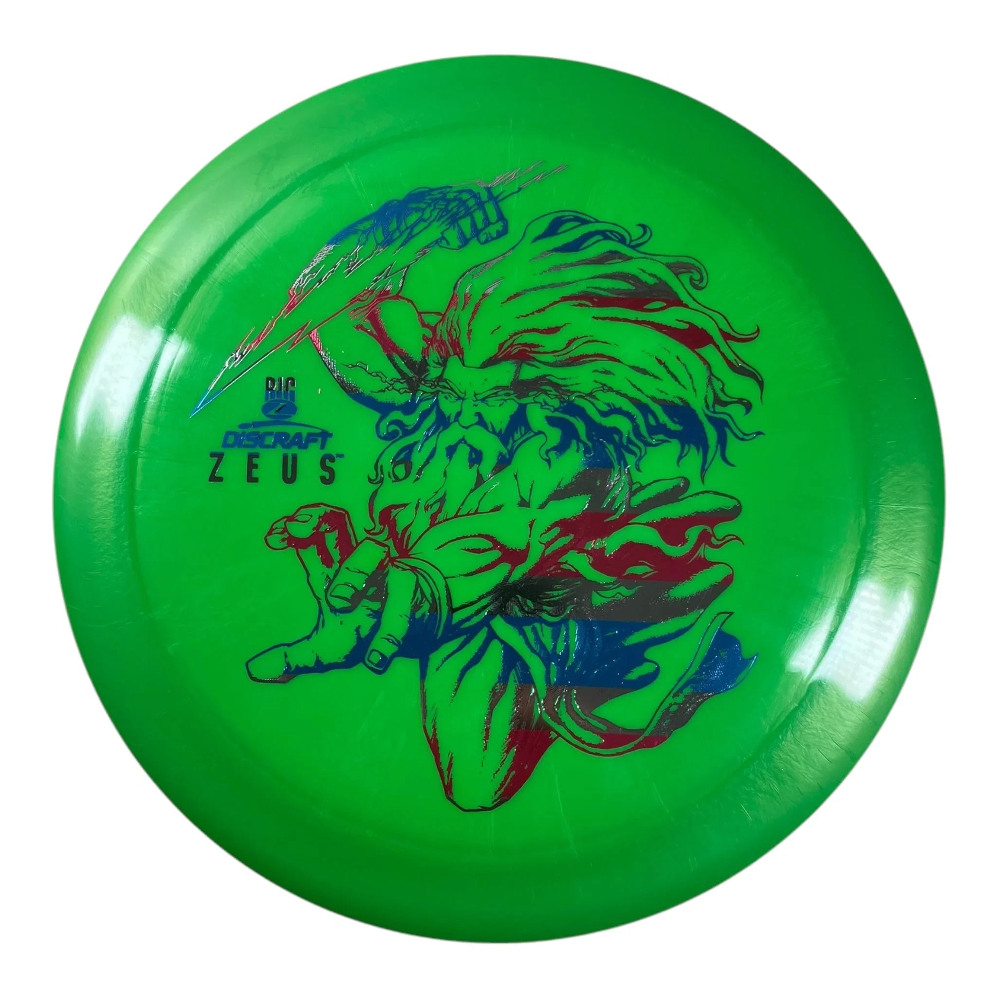 Discraft Zeus | Big Z | Green/Stripes 174g (Paul McBeth) Disc Golf