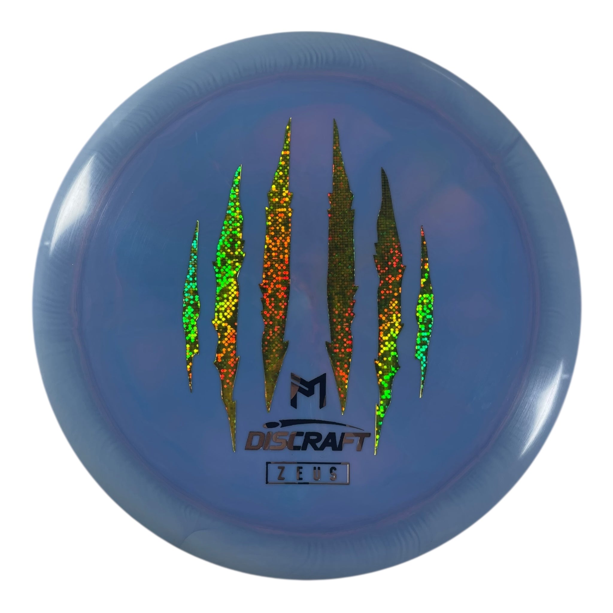 Discraft Zeus | ESP | Blue/Green Sparkle 174g (Paul McBeth 6x Claw) Disc Golf