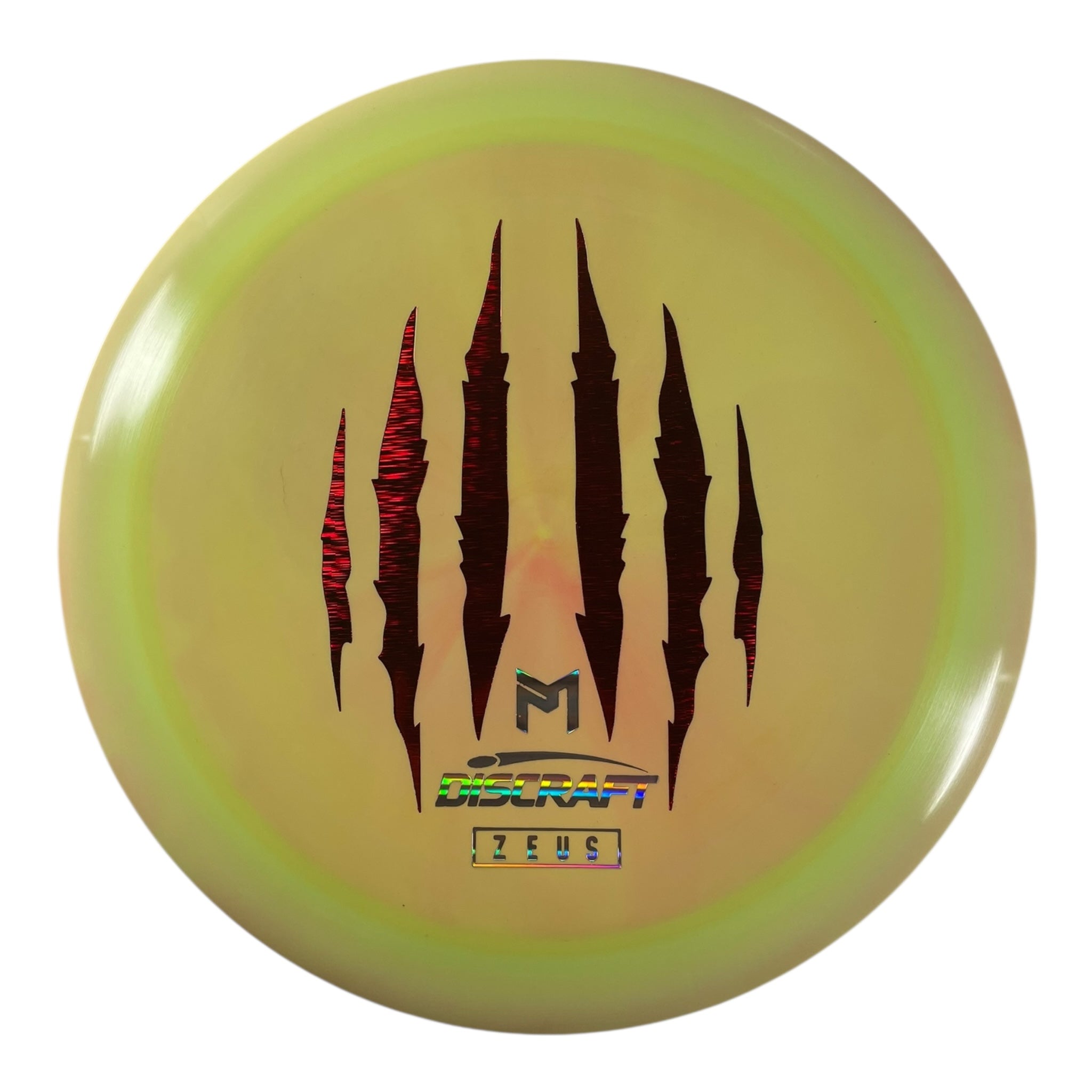 Discraft Zeus | ESP | Yellow/Red 174g (Paul McBeth 6x Claw) Disc Golf