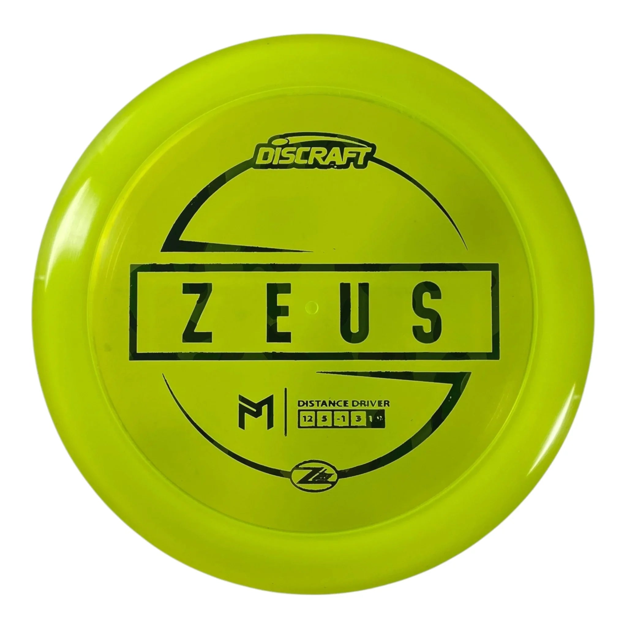 Discraft Zeus | Z Lite | Yellow/Camo 161g (Paul McBeth) Disc Golf