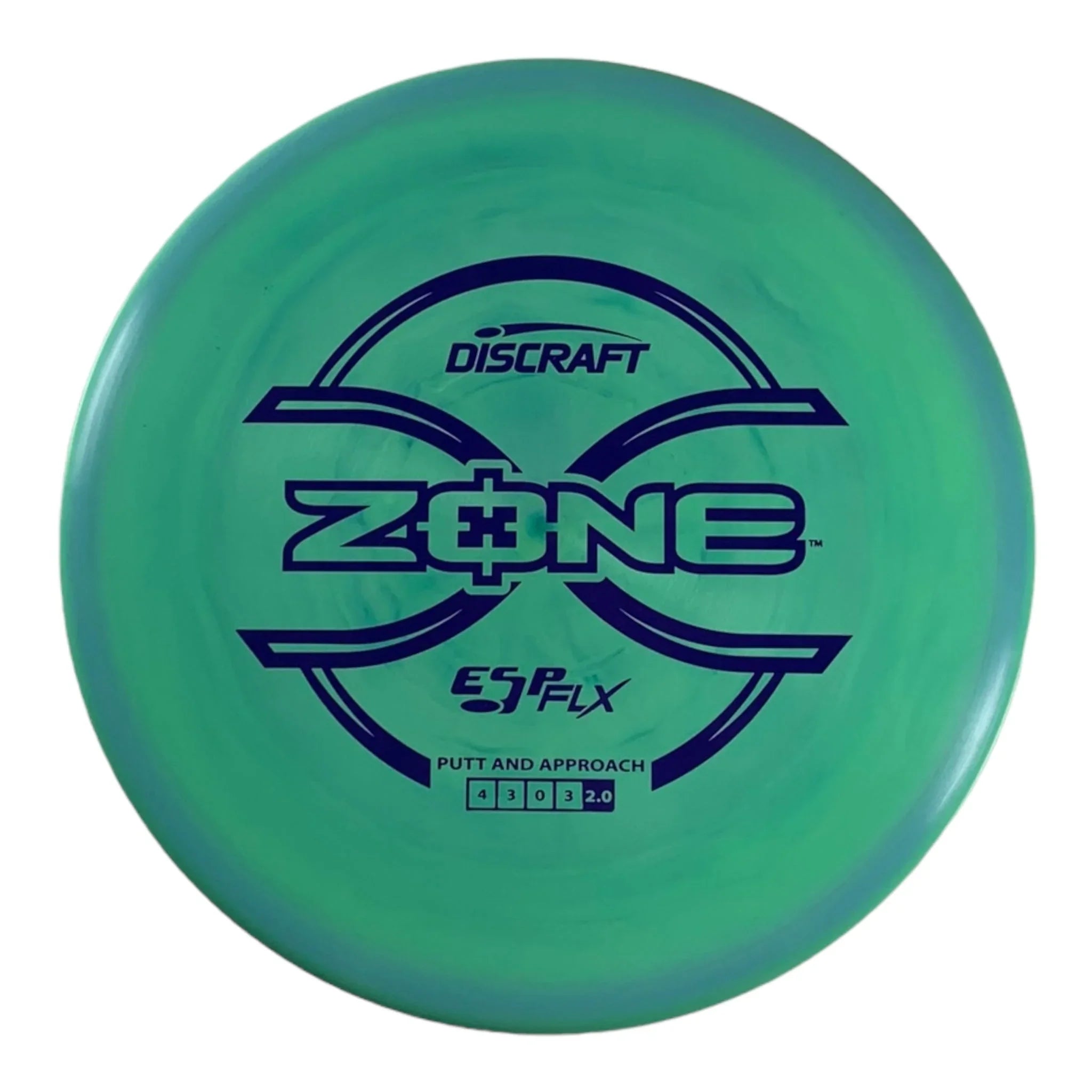Discraft Zone | ESP FLX | Green/Purple 173g Disc Golf
