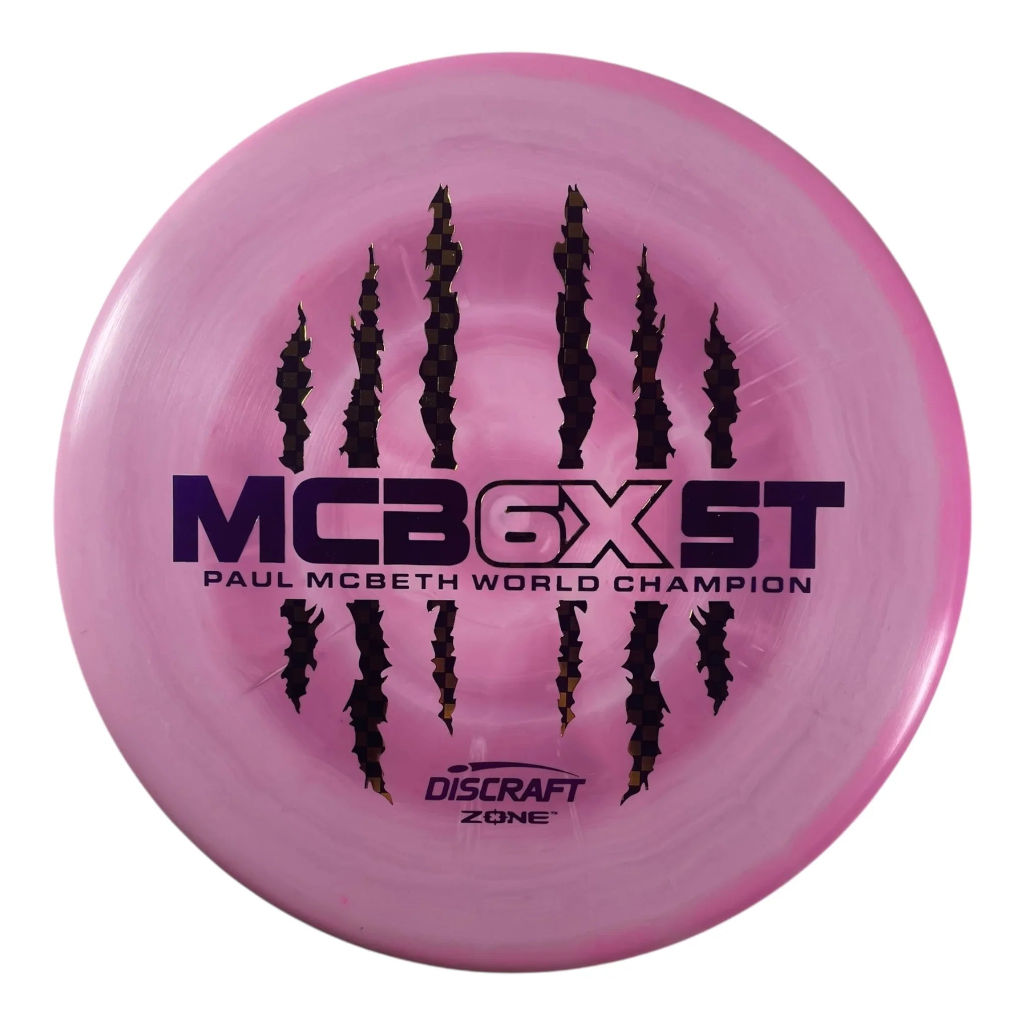 Discraft Zone | ESP | Pink/Checkers 174g (Paul McBeth 6x Claw) Disc Golf