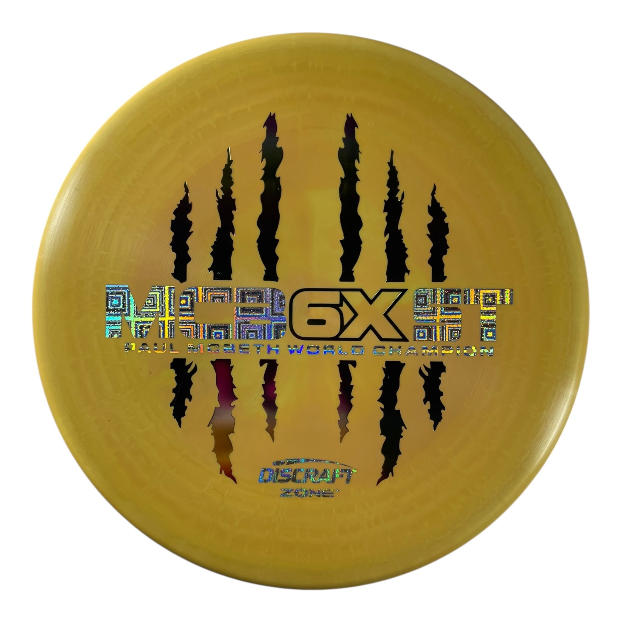 Discraft Zone | ESP | Yellow/Sunset 172g (Paul McBeth 6x Claw) Disc Golf