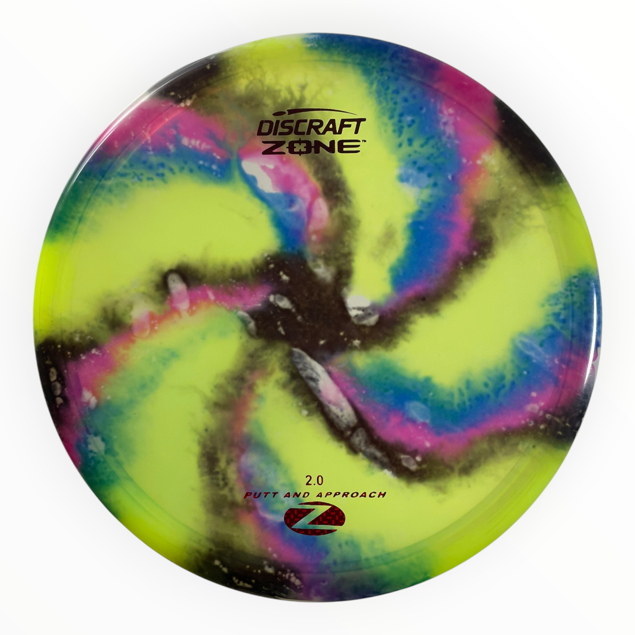 Discraft Zone | Z Line Fly Dye | Green/Red 171g Disc Golf