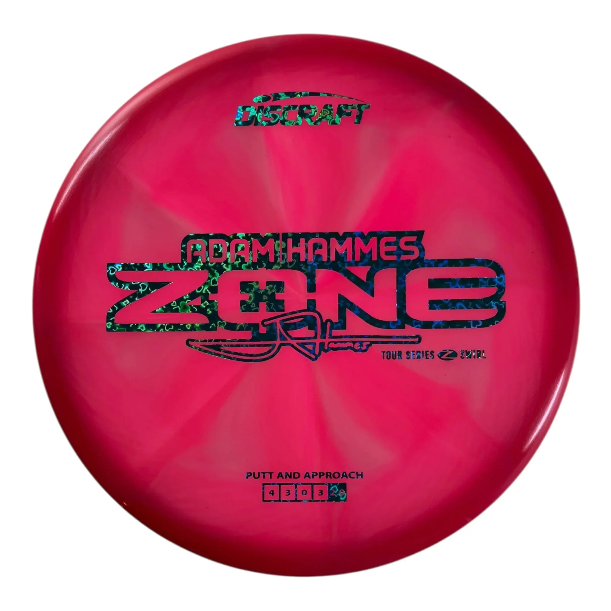 Discraft Zone | Z Swirl | Pink/Blue 173g (Adam Hammes 2025 Tour Series) Disc Golf