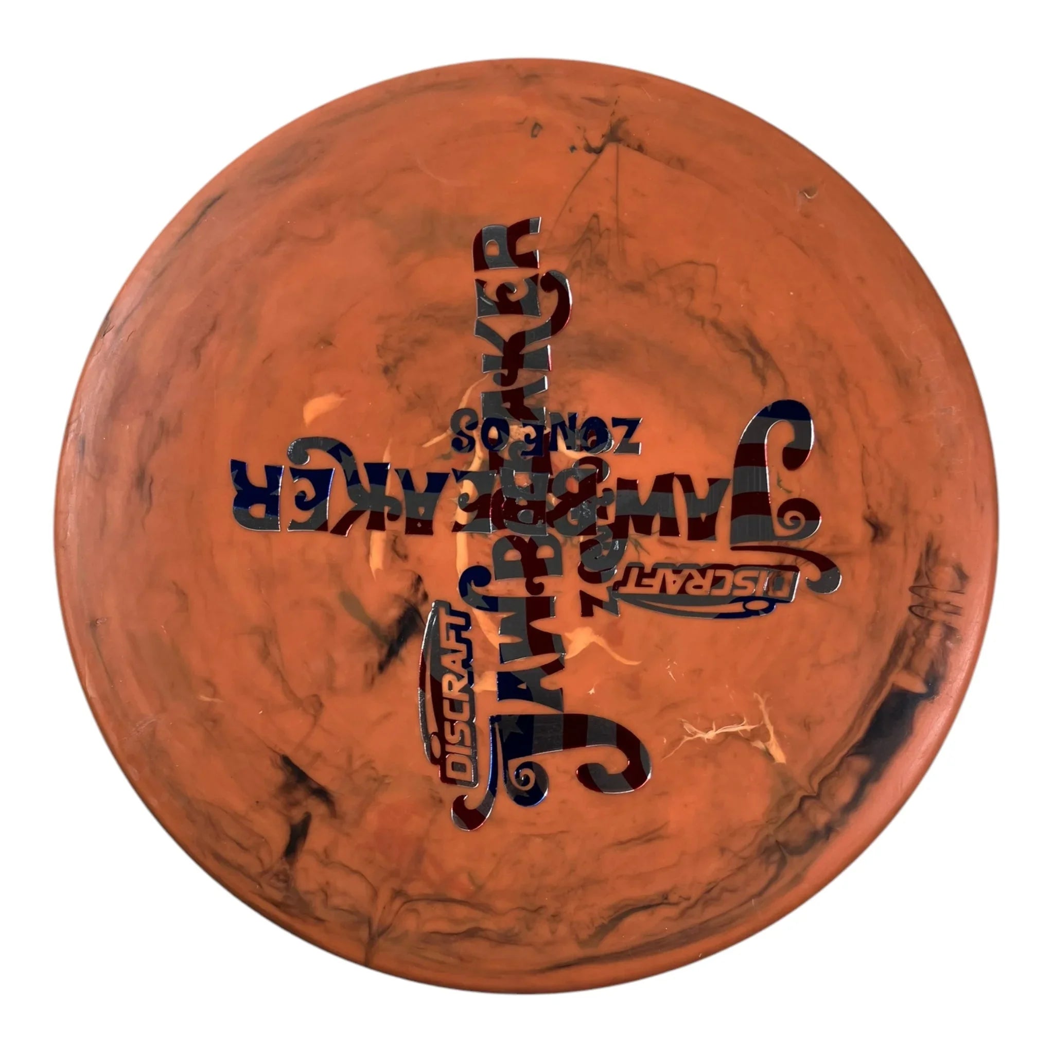 Discraft Zone OS | Jawbreaker | Orange/USA 173g (Misprint) Disc Golf