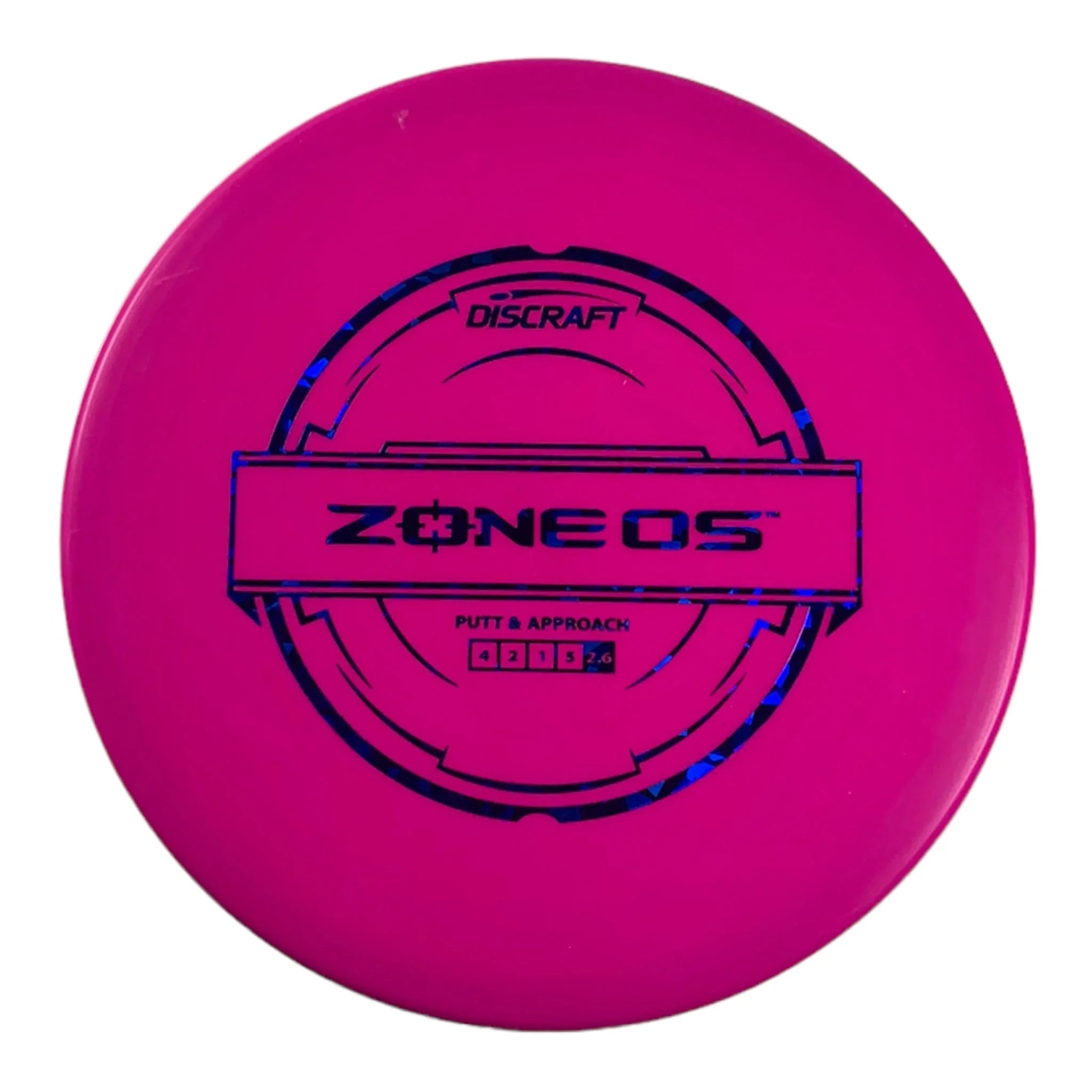 Discraft Zone OS | Putter Line | Pink/Blue 167g Disc Golf