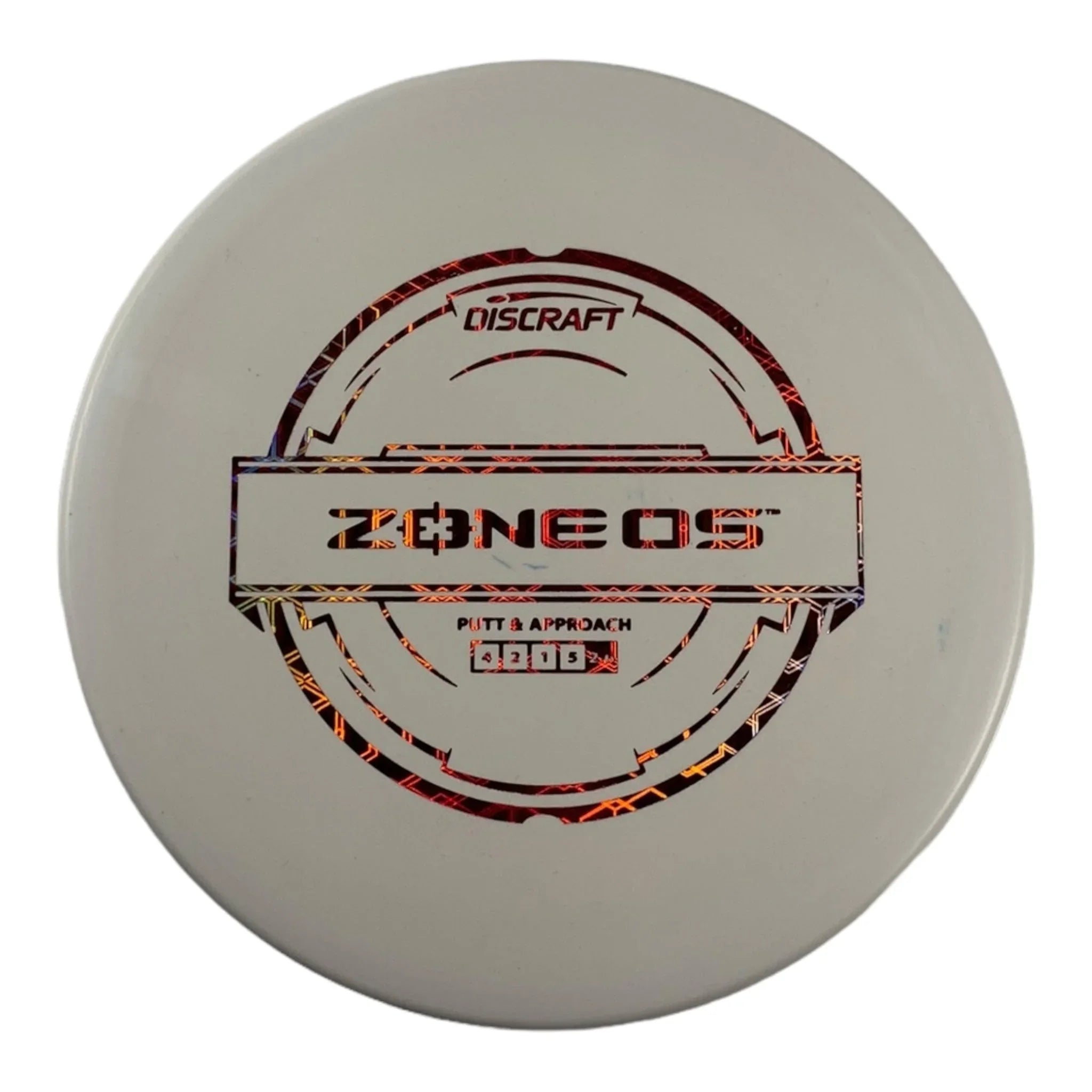 Discraft Zone OS | Putter Line | White/Pink 173g Disc Golf