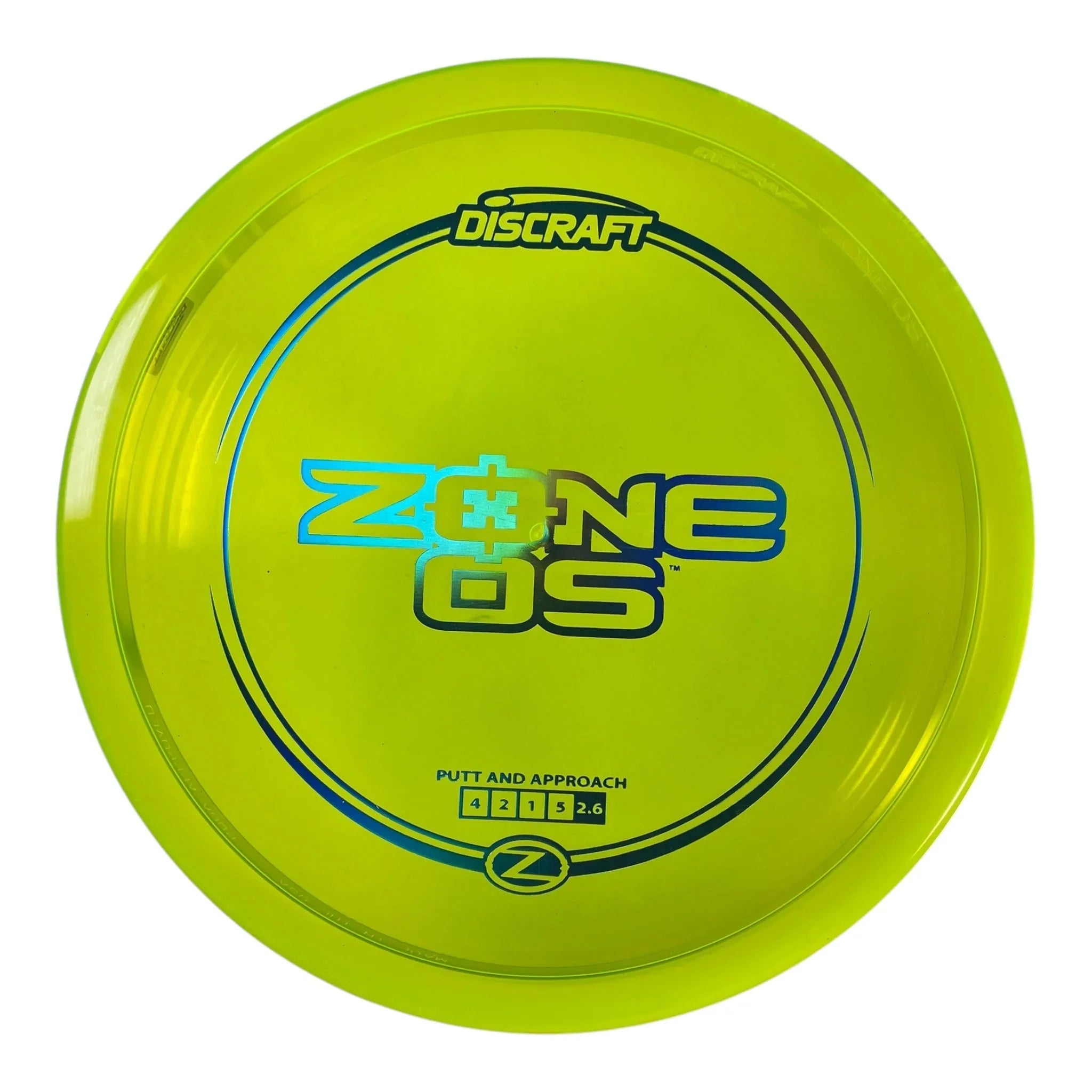 Discraft Zone OS | Z Line | Green/Blue 175g Disc Golf