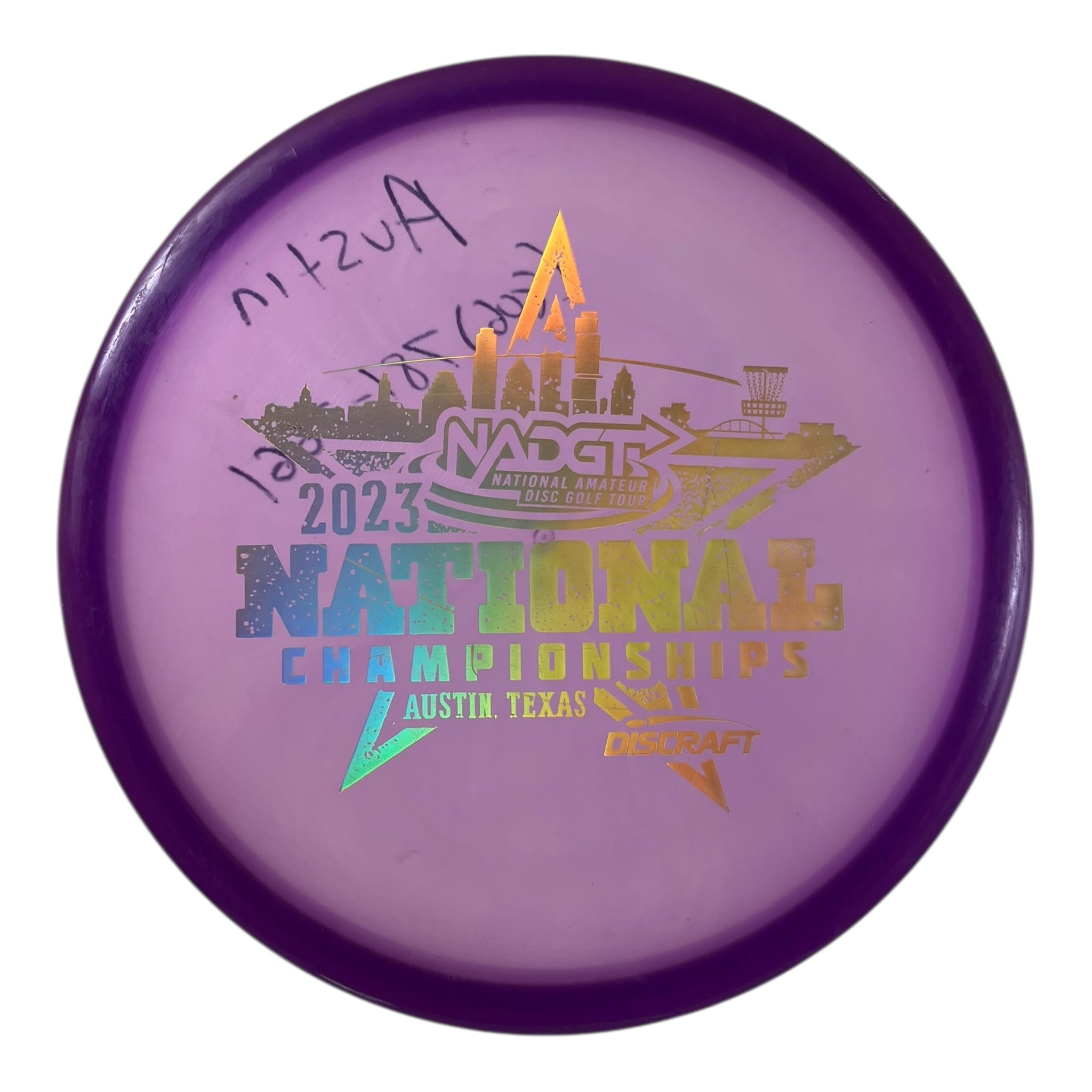 Discraft Zone - Used Good | Z Line | Purple/Gold 175g (Am Nationals) Disc Golf