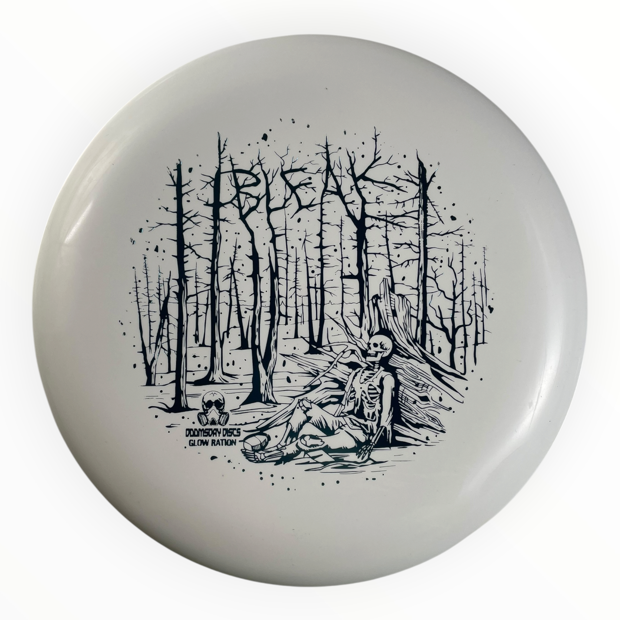 Doomsday Discs Bleak | Ration Glow | White/Light Blue 174g Disc Golf
