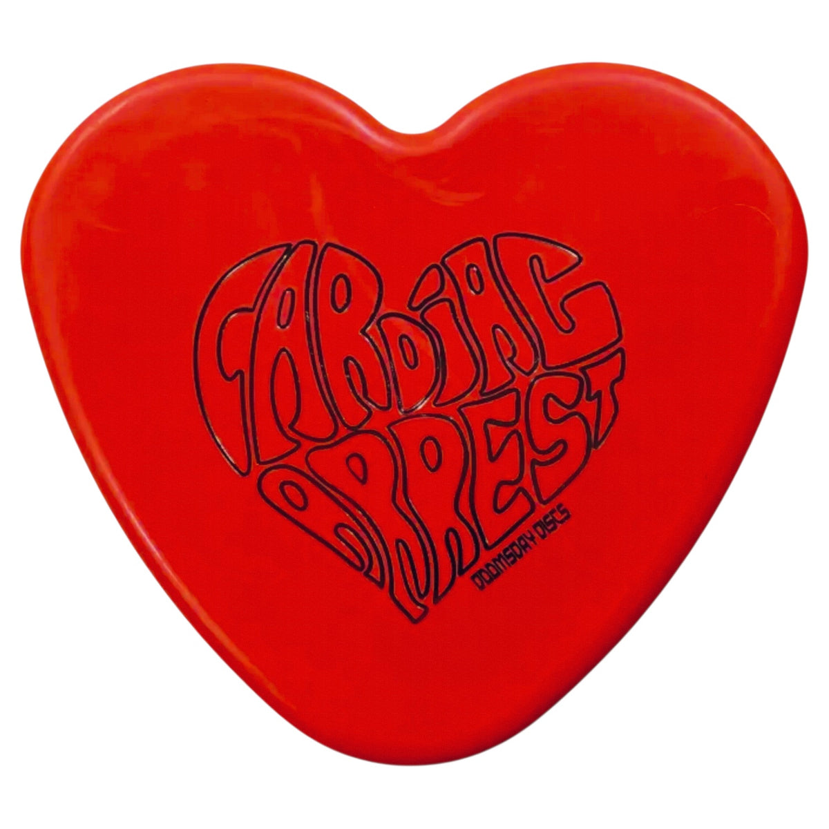 Doomsday Discs Cardiac Arrest | Ration | Red 177+g (First Heart-Shaped Disc) Disc Golf