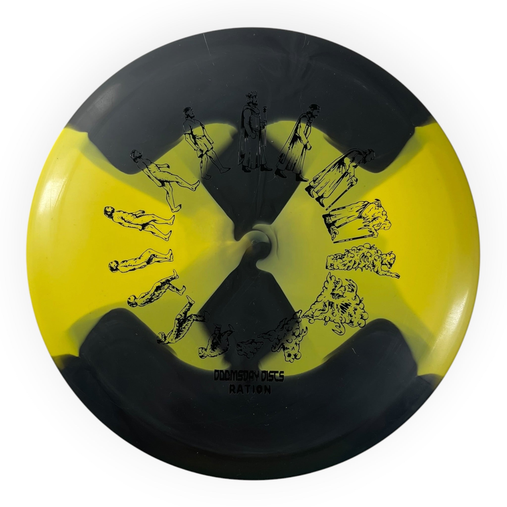 Doomsday Discs Chemtrail | Ration | Yellow/Black 173g Disc Golf