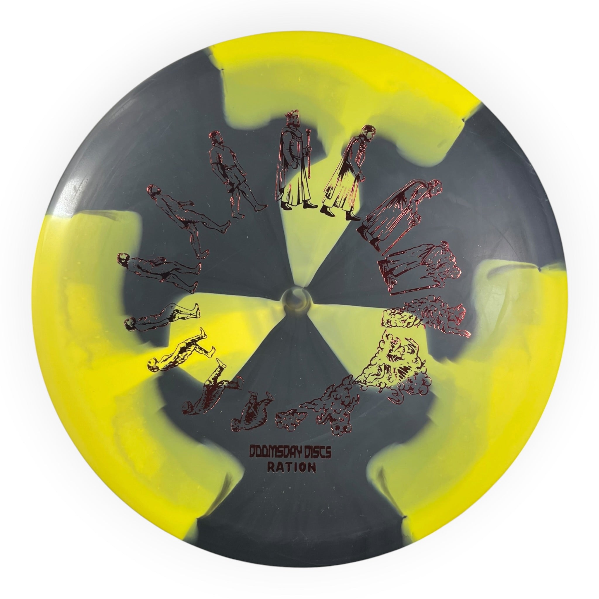 Doomsday Discs Chemtrail | Ration | Yellow/Red 173g Disc Golf