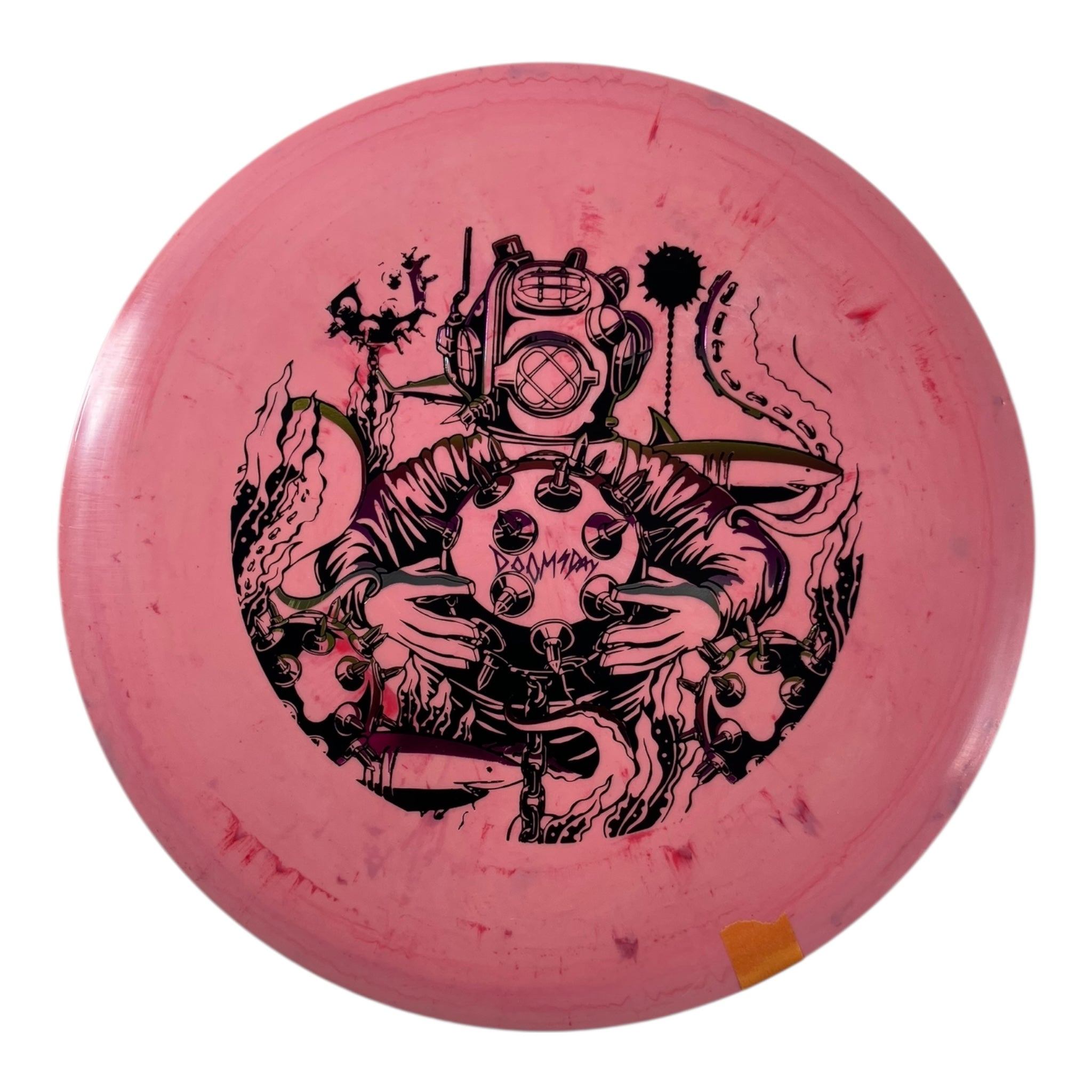 Doomsday Discs Depth Charge | Collapse | Pink/Sunset 178g Disc Golf