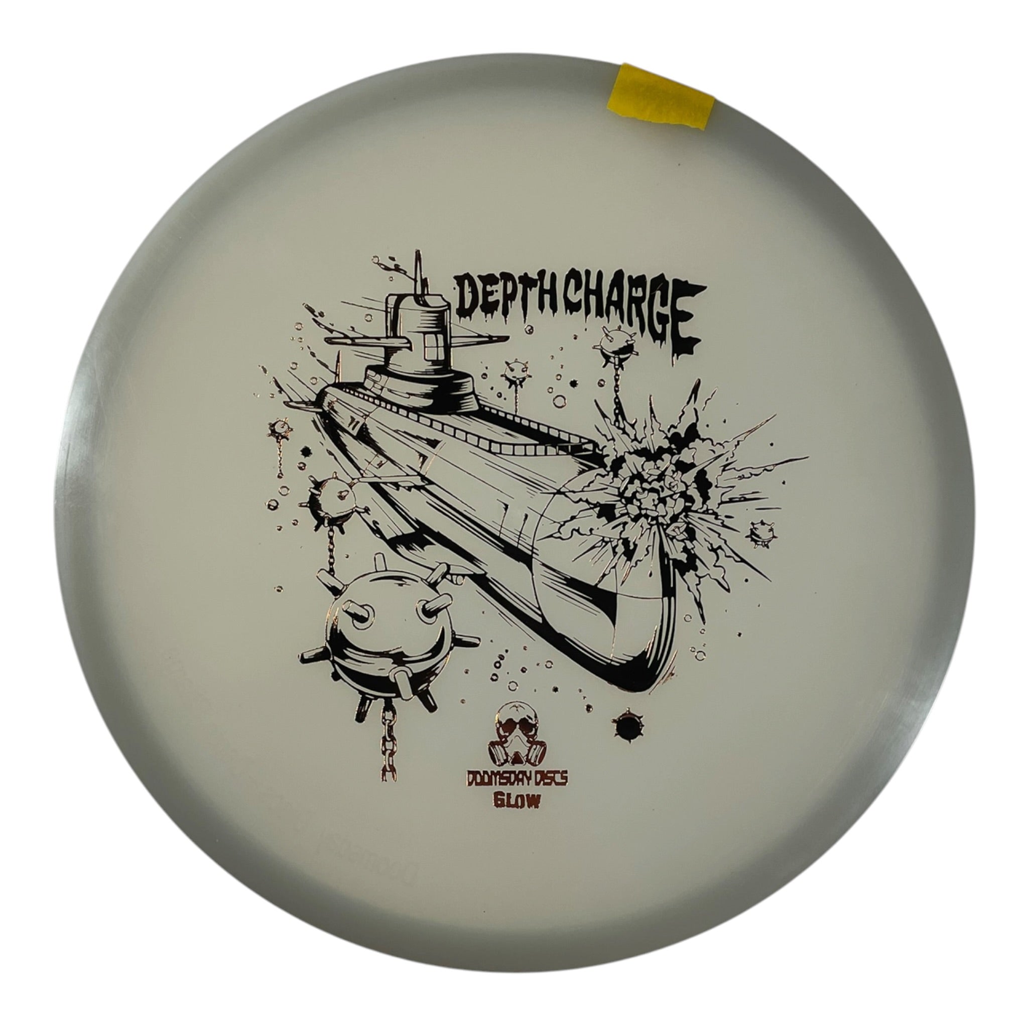 Doomsday Discs Depth Charge | Isolation Glow | Glow/Bronze 180g Disc Golf