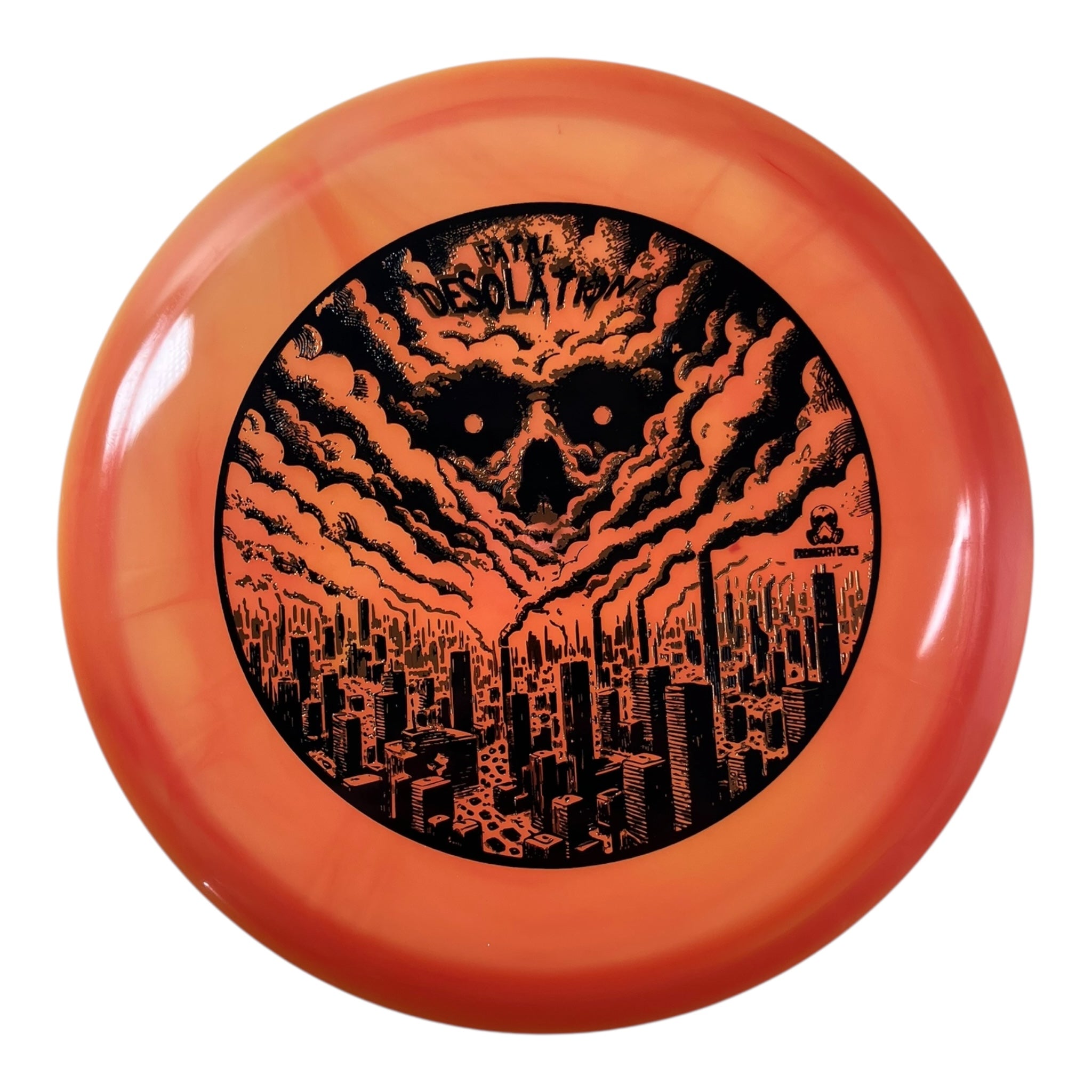 Doomsday Discs Desolation | Fatal | Orange/Black 172g Disc Golf
