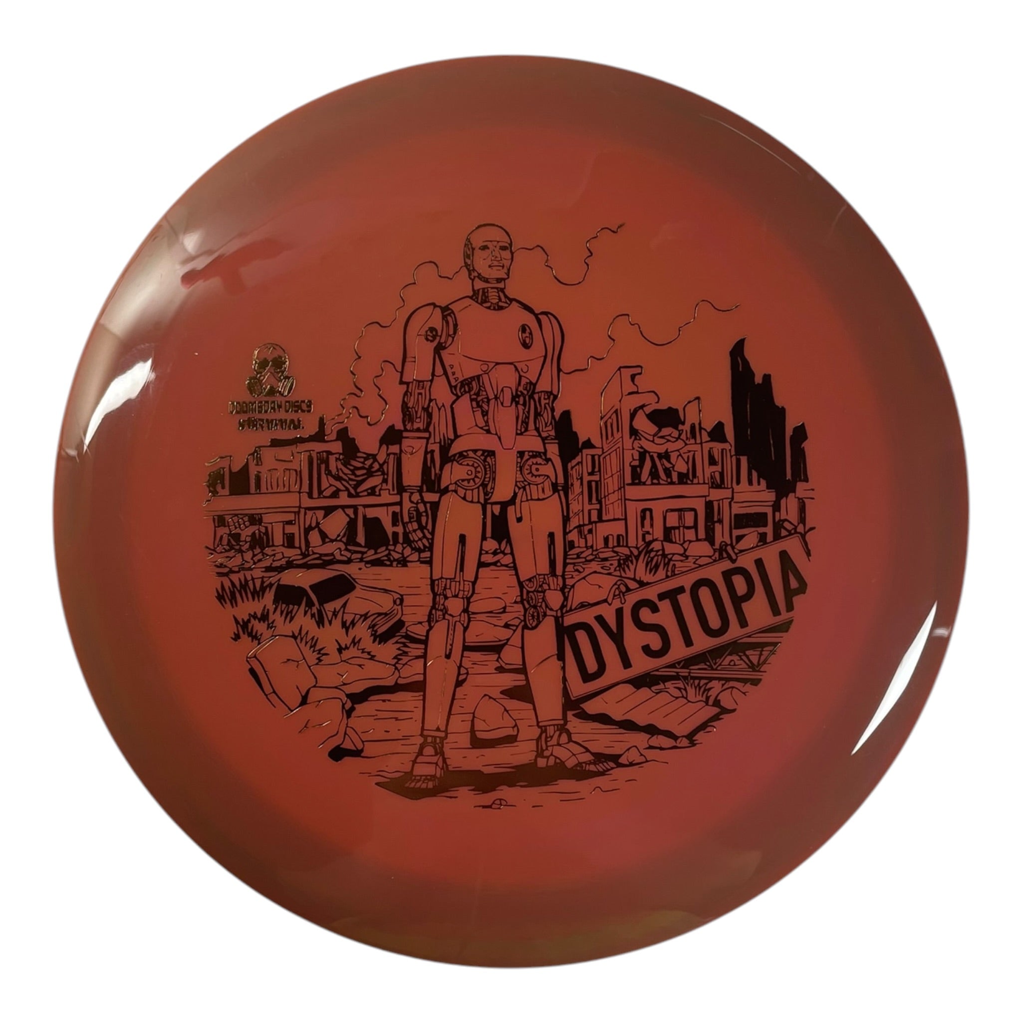 Doomsday Discs Dystopia | Survival | Orange/Bronze 174g Disc Golf