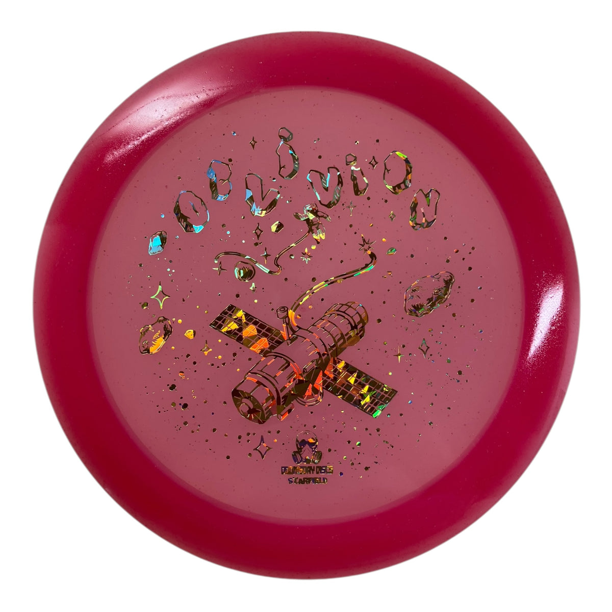 Doomsday Discs Oblivion | Starfield | Pink/Gold 175g Disc Golf