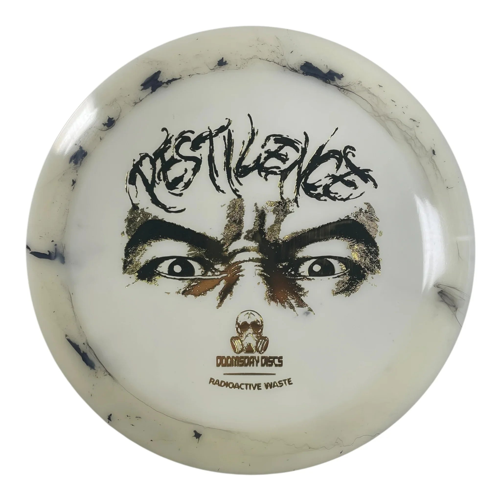 Doomsday Discs Pestilence | Radioactive Waste | Glow/Gold 175g Disc Golf