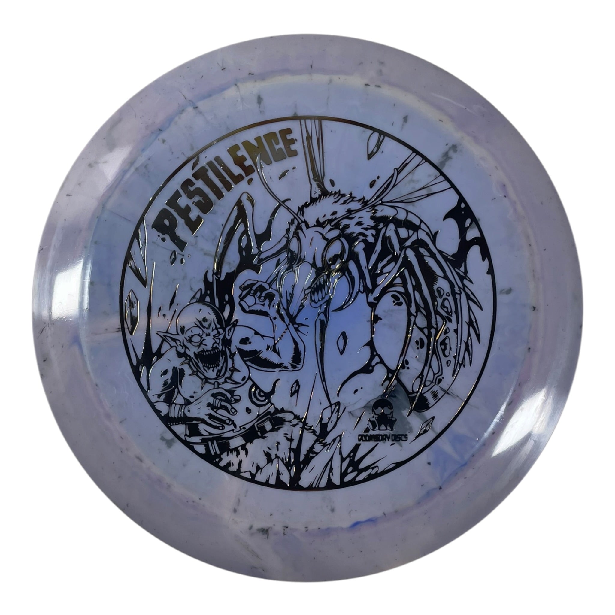Doomsday Discs Pestilence | Toxic Waste | Purple/Bronze 174g Disc Golf