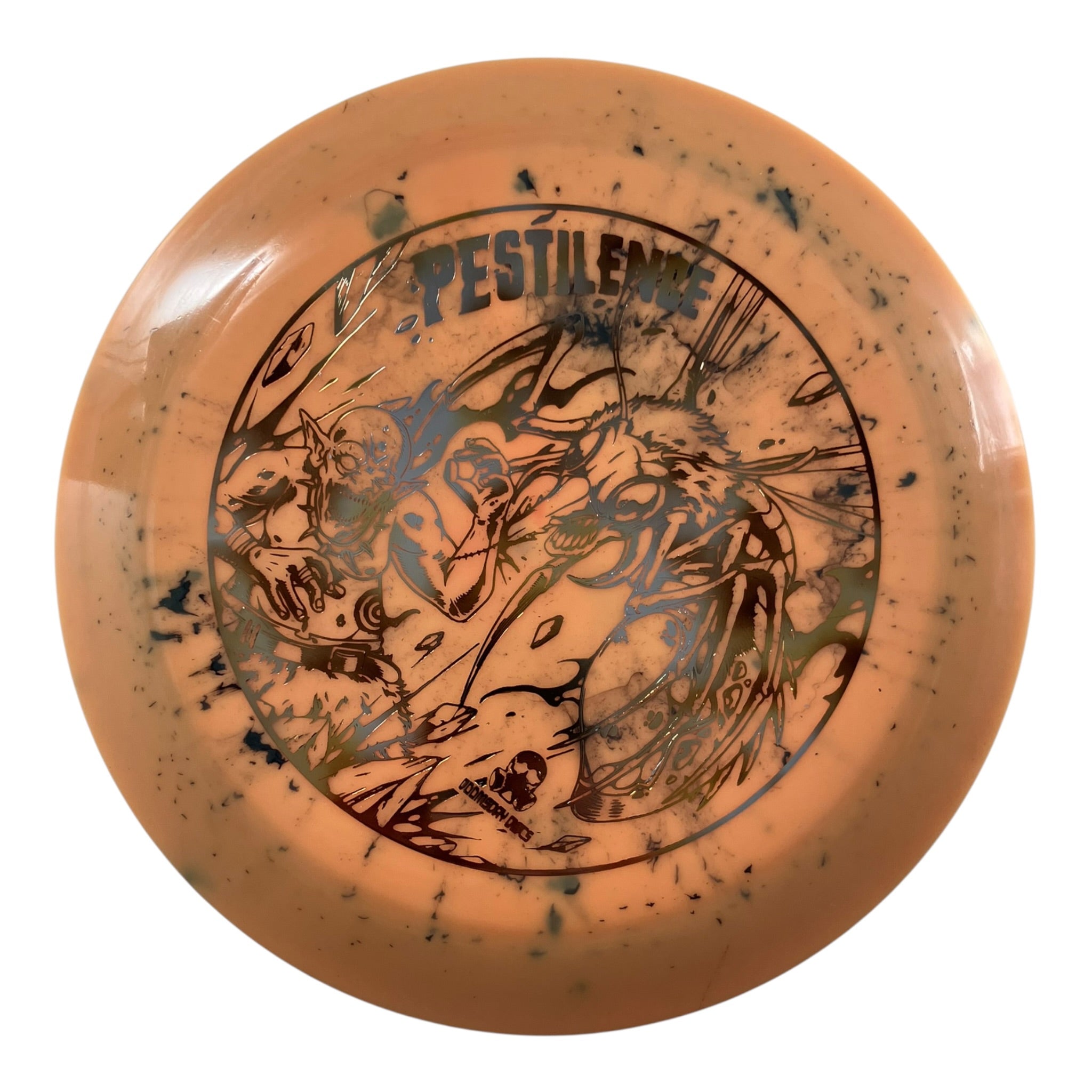 Doomsday Discs Pestilence | Toxic Waste | Yellow/Gold 174g Disc Golf