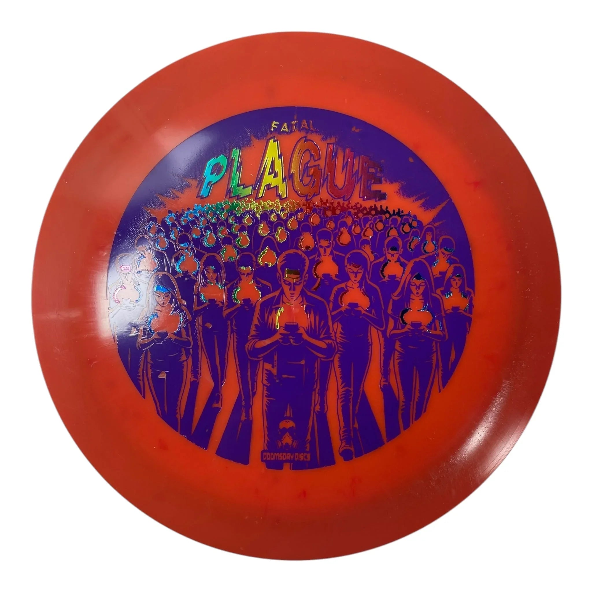 Doomsday Discs Plague | Fatal | Orange/Rainbow 173g Disc Golf