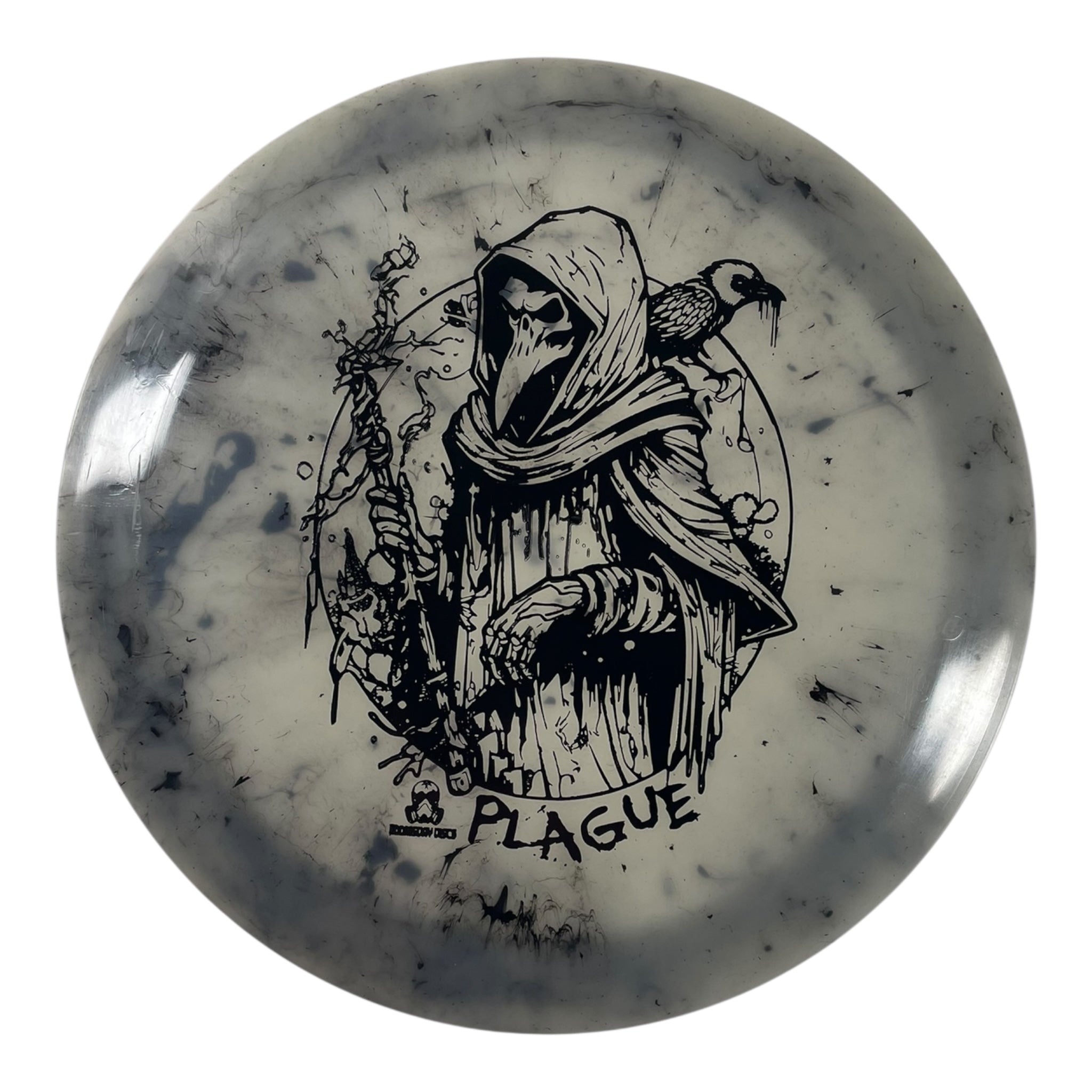 Doomsday Discs Plague | Radioactive Waste | Glow/Black 172g Disc Golf