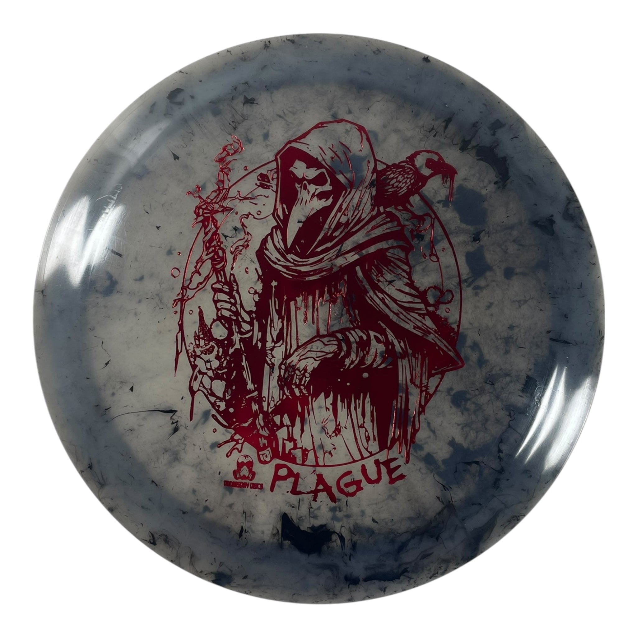 Doomsday Discs Plague | Radioactive Waste | Glow/Red 172g Disc Golf