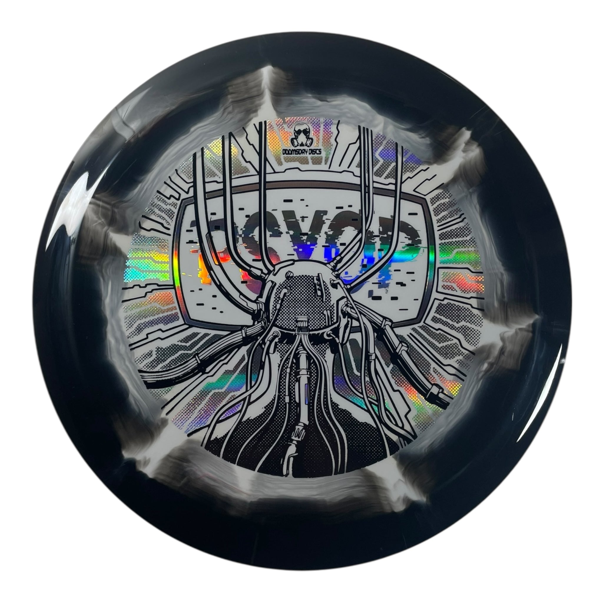 Doomsday Discs Psyop | Retina | Black/Holo 173g Disc Golf