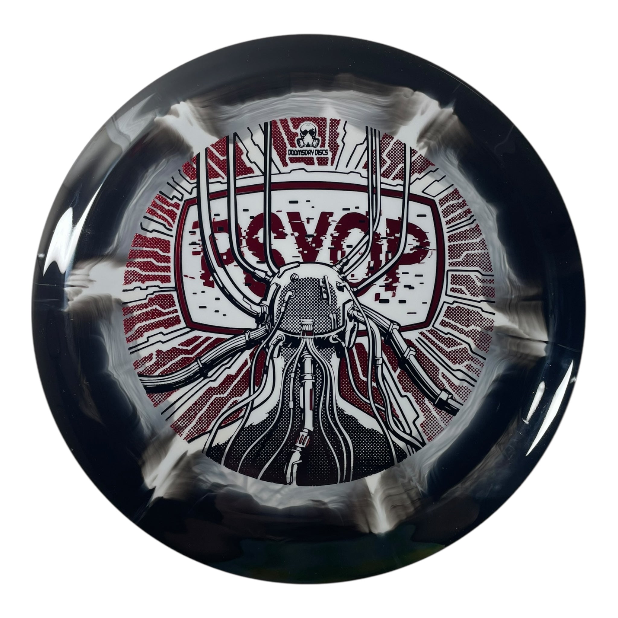 Doomsday Discs Psyop | Retina | Black/Red 172g Disc Golf
