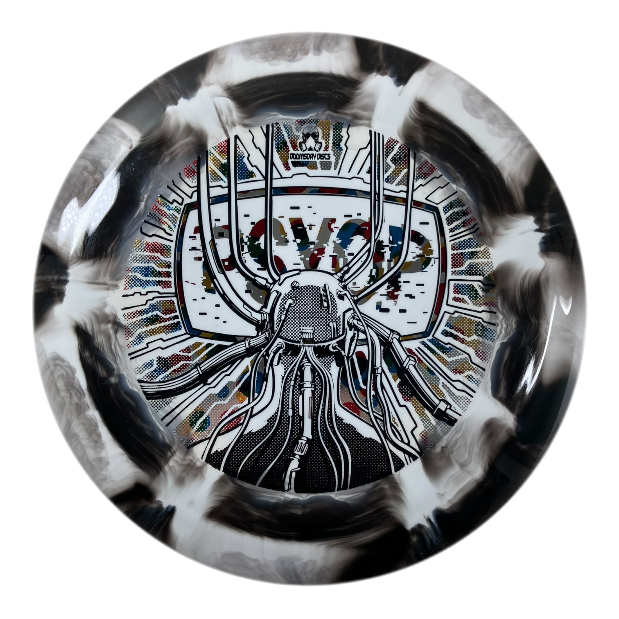 Doomsday Discs Psyop | Retina | Black/Wonderbread 172-174g Disc Golf