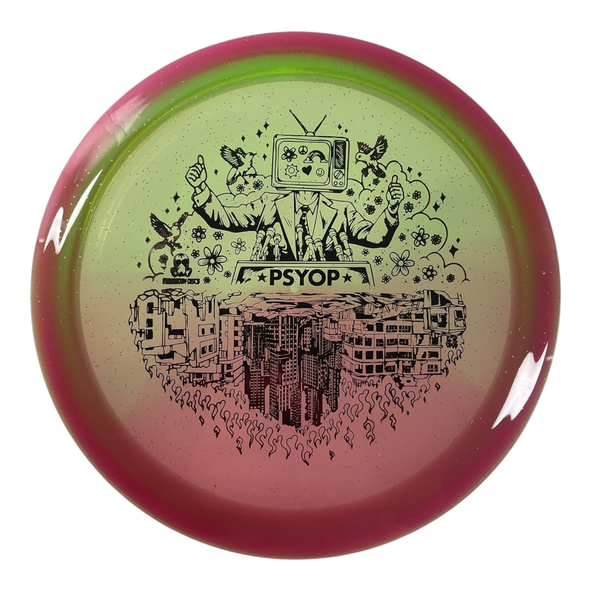 Doomsday Discs Psyop | Retina | Pink/Red 172g Disc Golf