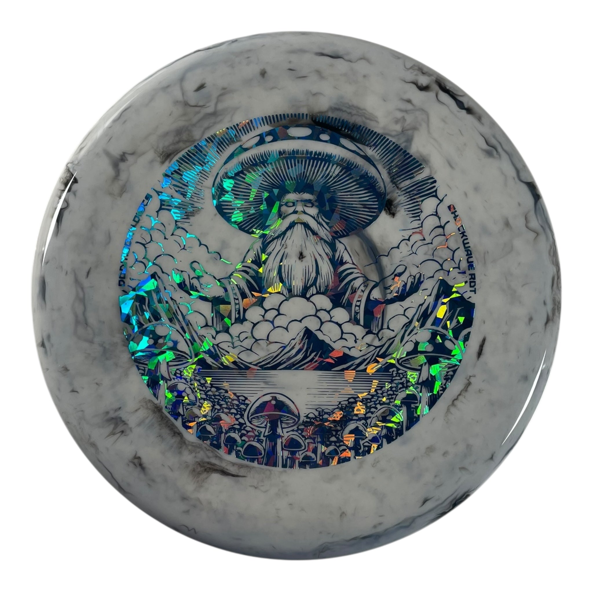 Doomsday Discs Rot | Shockwave | Grey/Blue Holo 174g Disc Golf