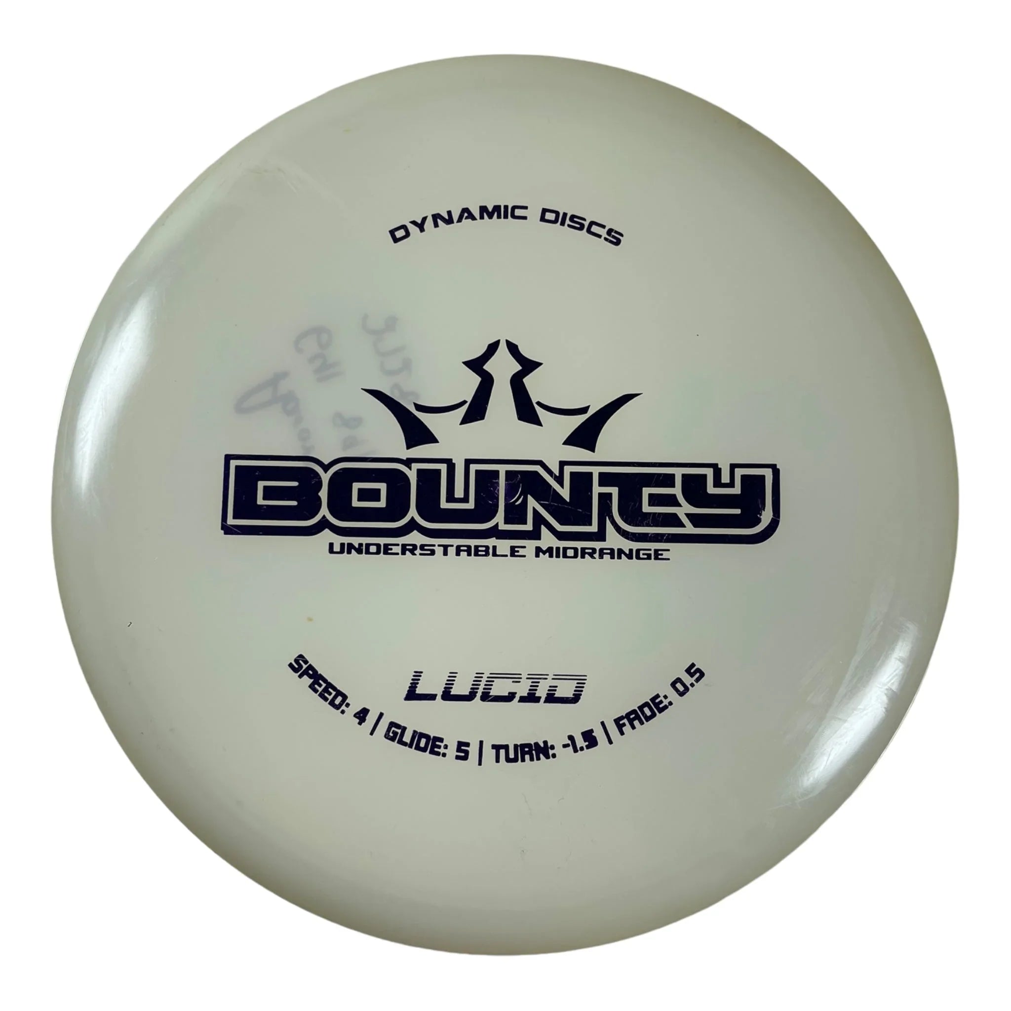 Dynamic Discs Bounty | Lucid | White/Purple 176g (Used Good) Disc Golf