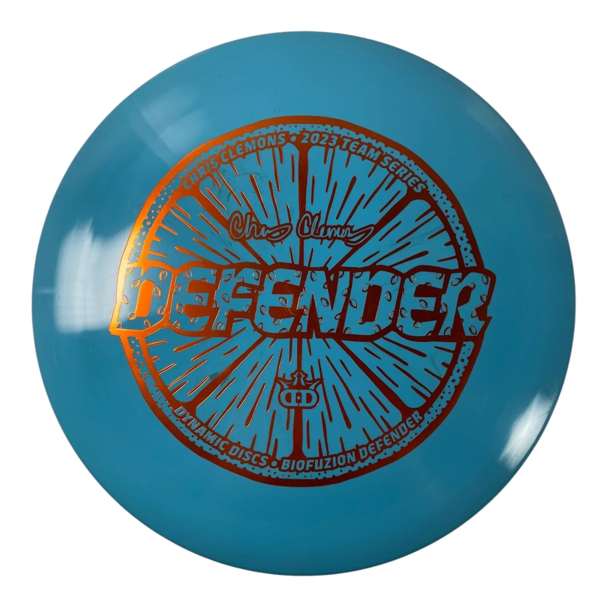 Dynamic Discs Defender | Biofuzion | Blue/Orange 170g (Chris Clemons) Disc Golf