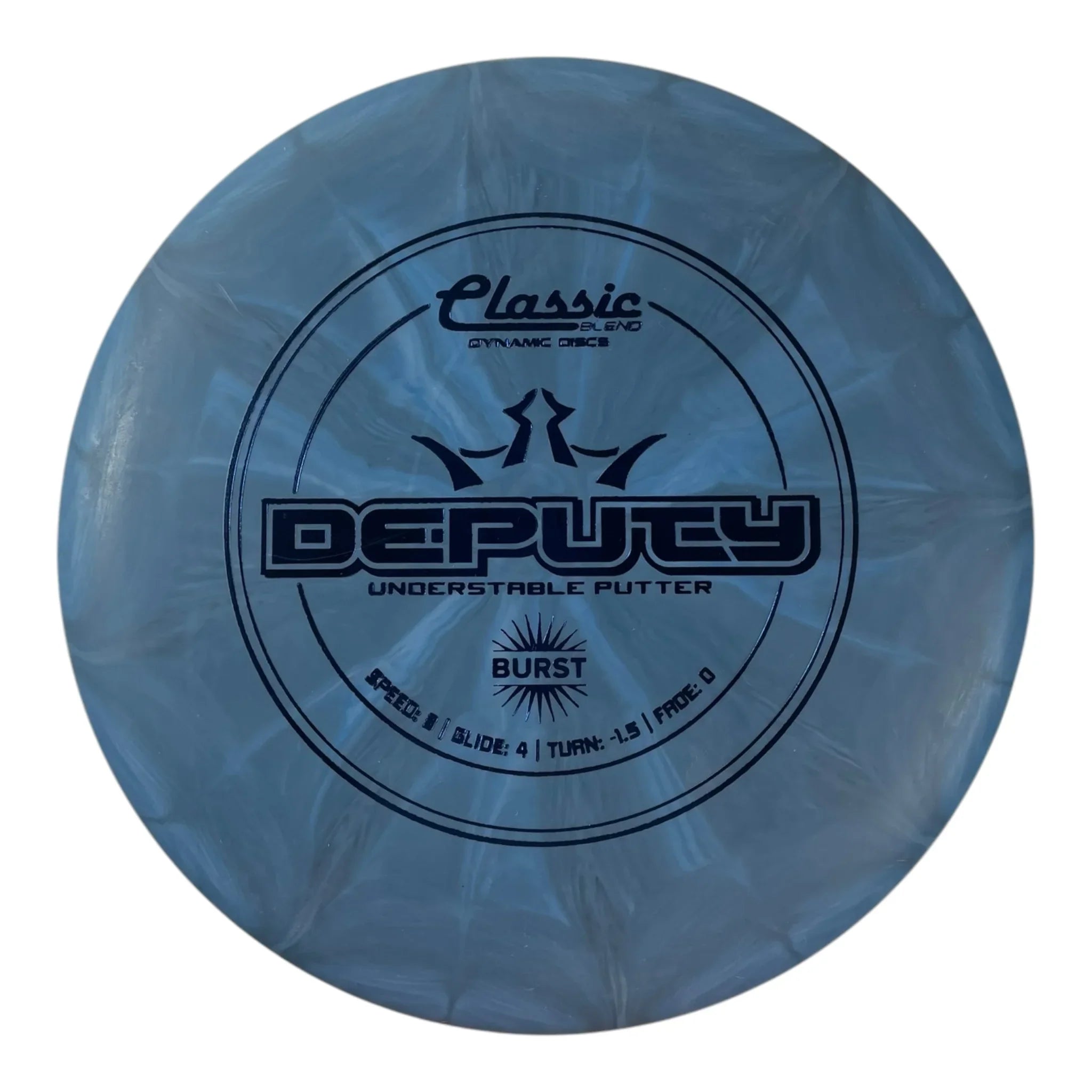 Dynamic Discs Deputy | Classic Blend Burst | Blue/Blue 176g Disc Golf