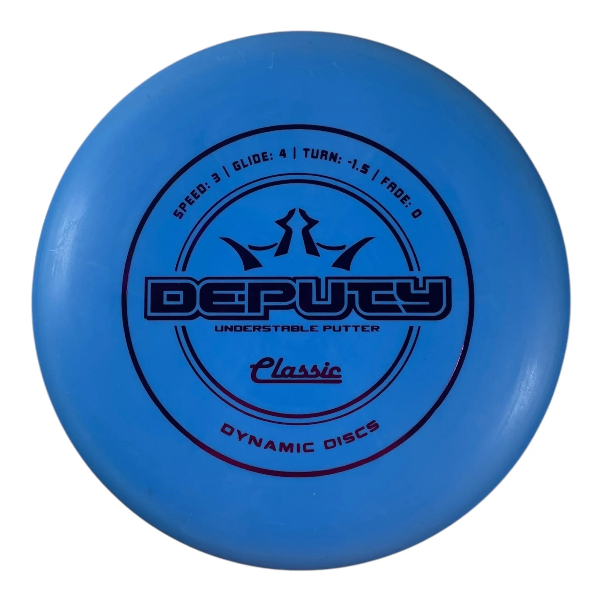Dynamic Discs Deputy | Classic | Blue/Pink 173g Disc Golf