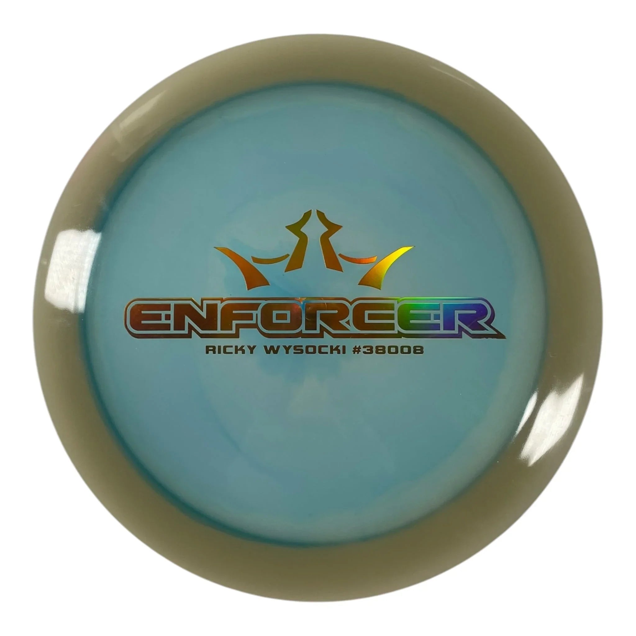 Dynamic Discs Enforcer | Lucid Orbit Moonshine | Blue/Holo 175g (Ricky Wysocki) Disc Golf